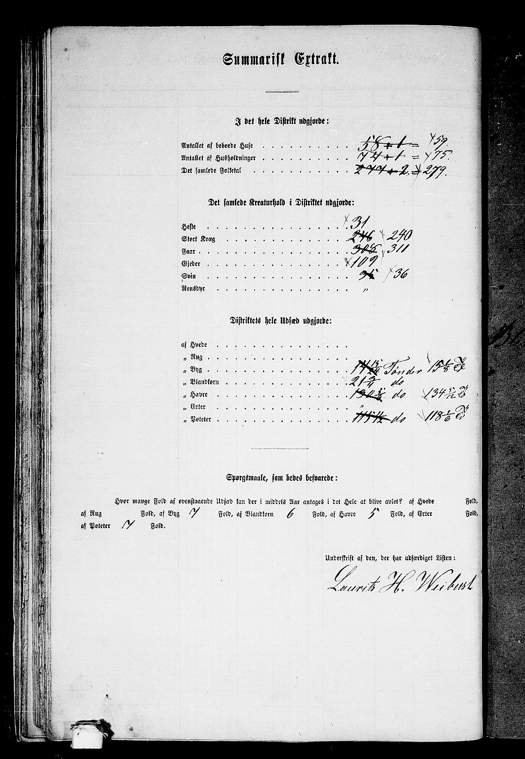 RA, 1865 census for Borgund, 1865, p. 37