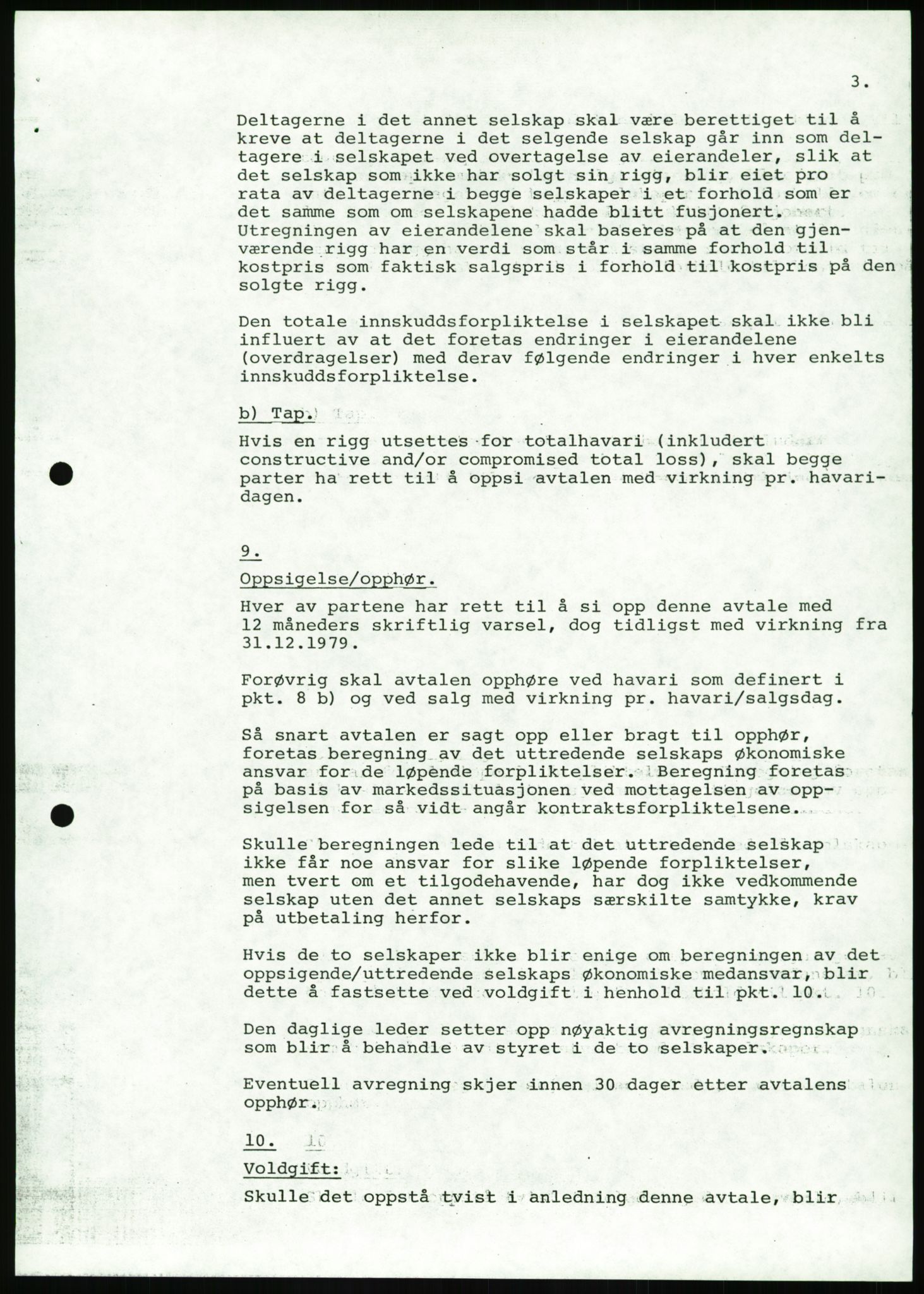 Pa 1503 - Stavanger Drilling AS, SAST/A-101906/A/Ab/Abc/L0006: Styrekorrespondanse Stavanger Drilling II A/S, 1974-1977, p. 743