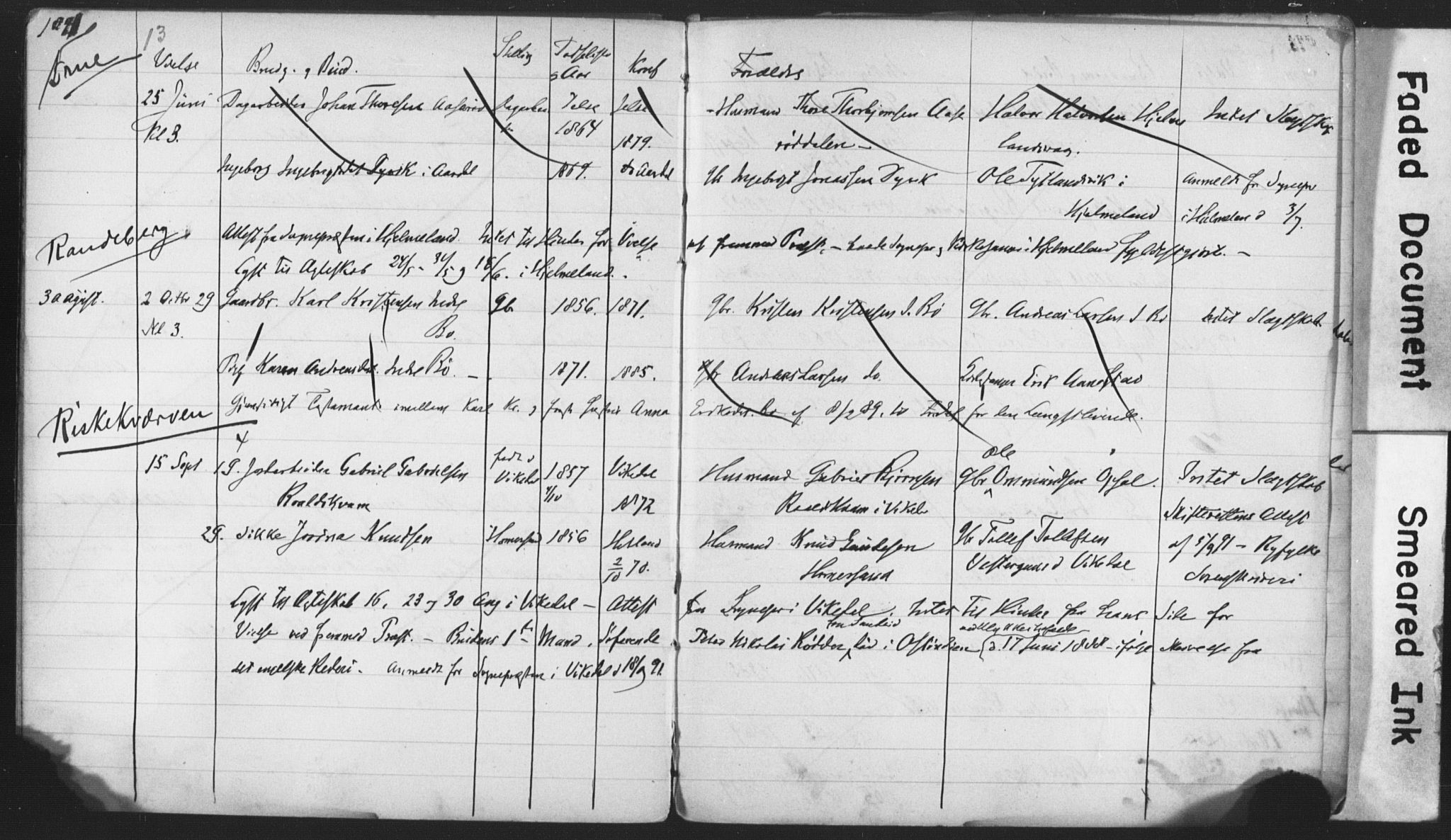 Hetland sokneprestkontor, AV/SAST-A-101826/70/705BA/L0002: Banns register no. 2, 1890-1898