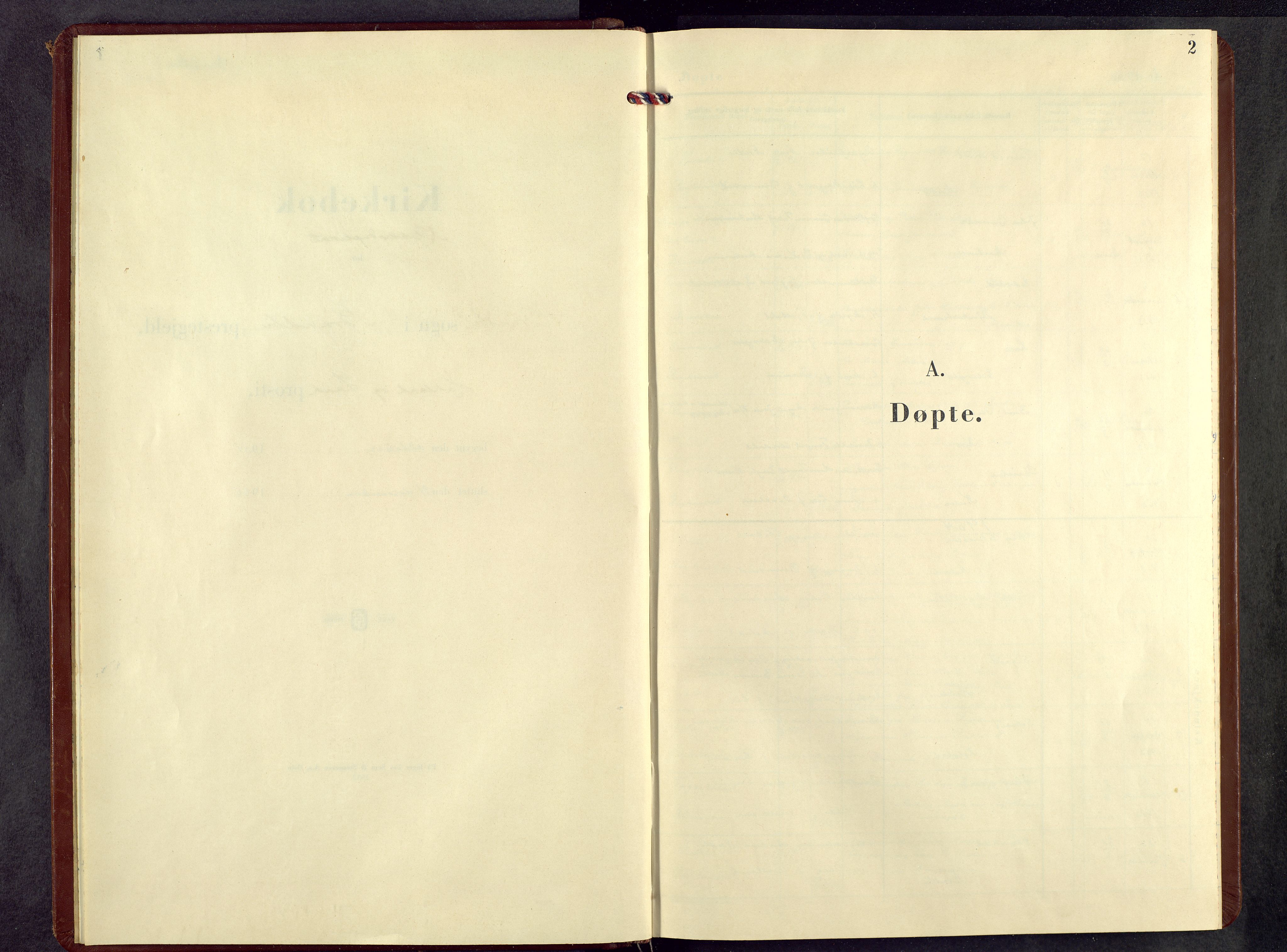 Brandbu prestekontor, SAH/PREST-114/H/Ha/Hab/L0003: Parish register (copy) no. 3, 1953-1965, p. 2