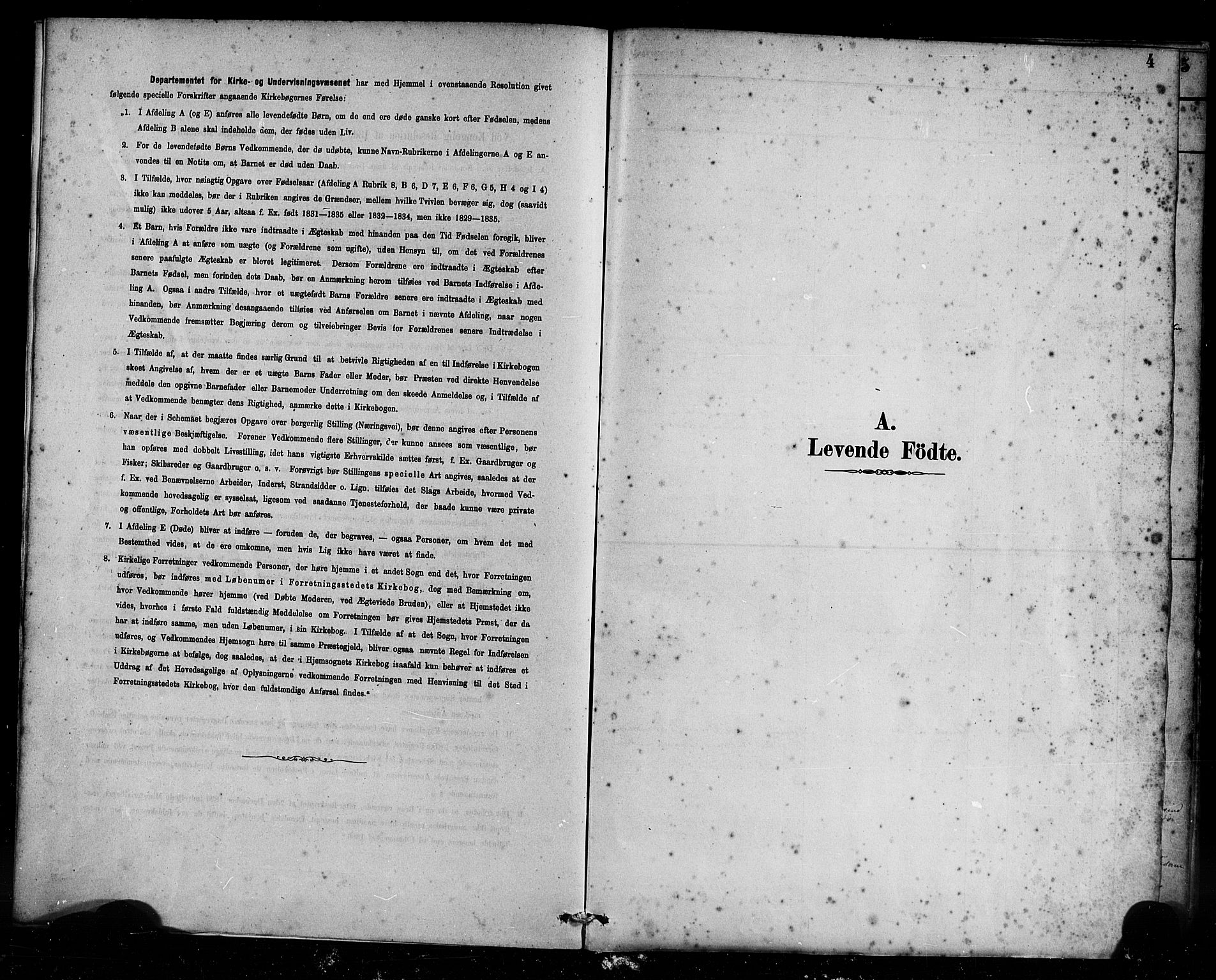 Kinn sokneprestembete, SAB/A-80801/H/Haa/Haac/L0001: Parish register (official) no. C 1, 1883-1894, p. 4