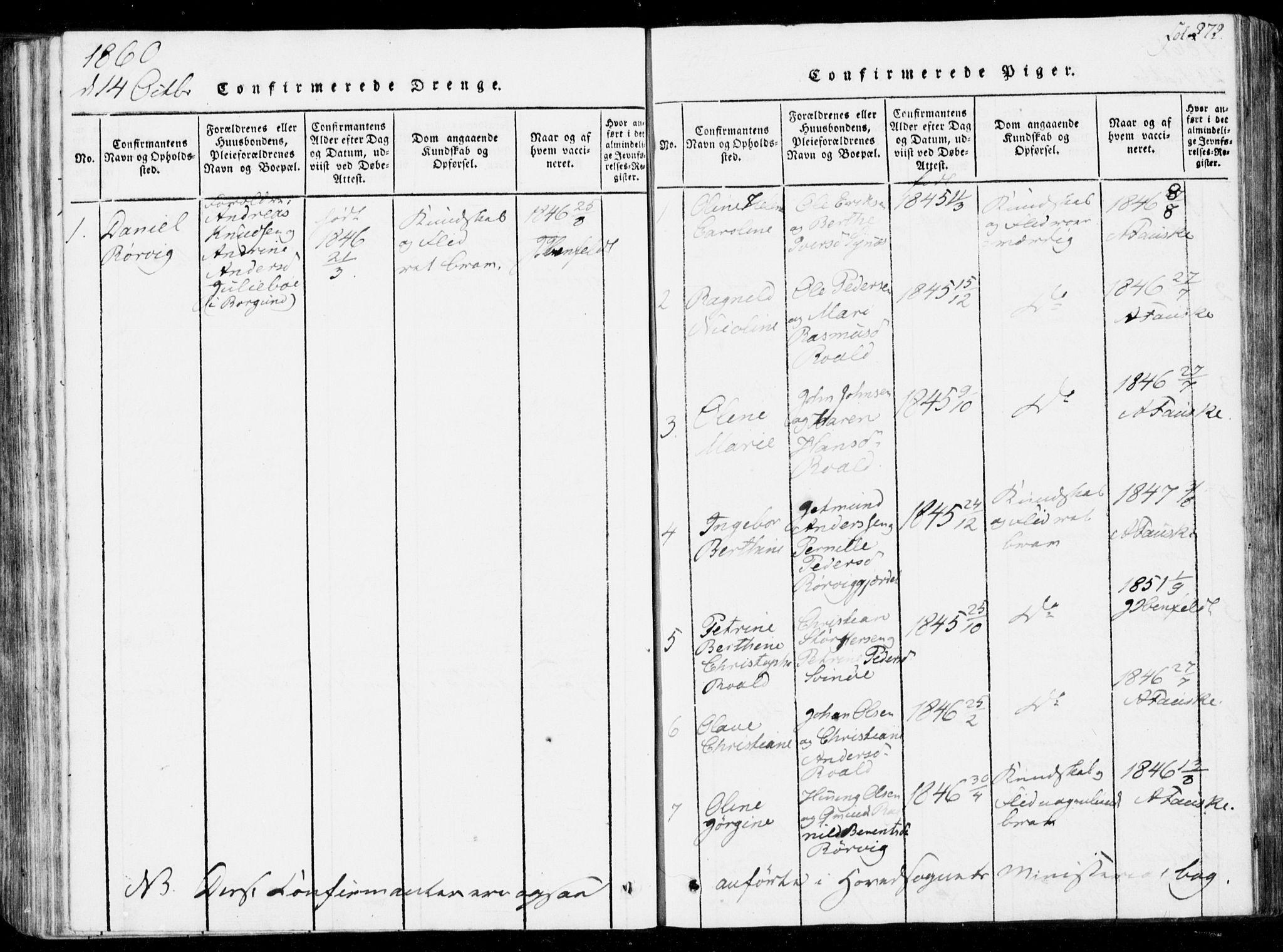 Ministerialprotokoller, klokkerbøker og fødselsregistre - Møre og Romsdal, SAT/A-1454/537/L0517: Parish register (official) no. 537A01, 1818-1862, p. 272