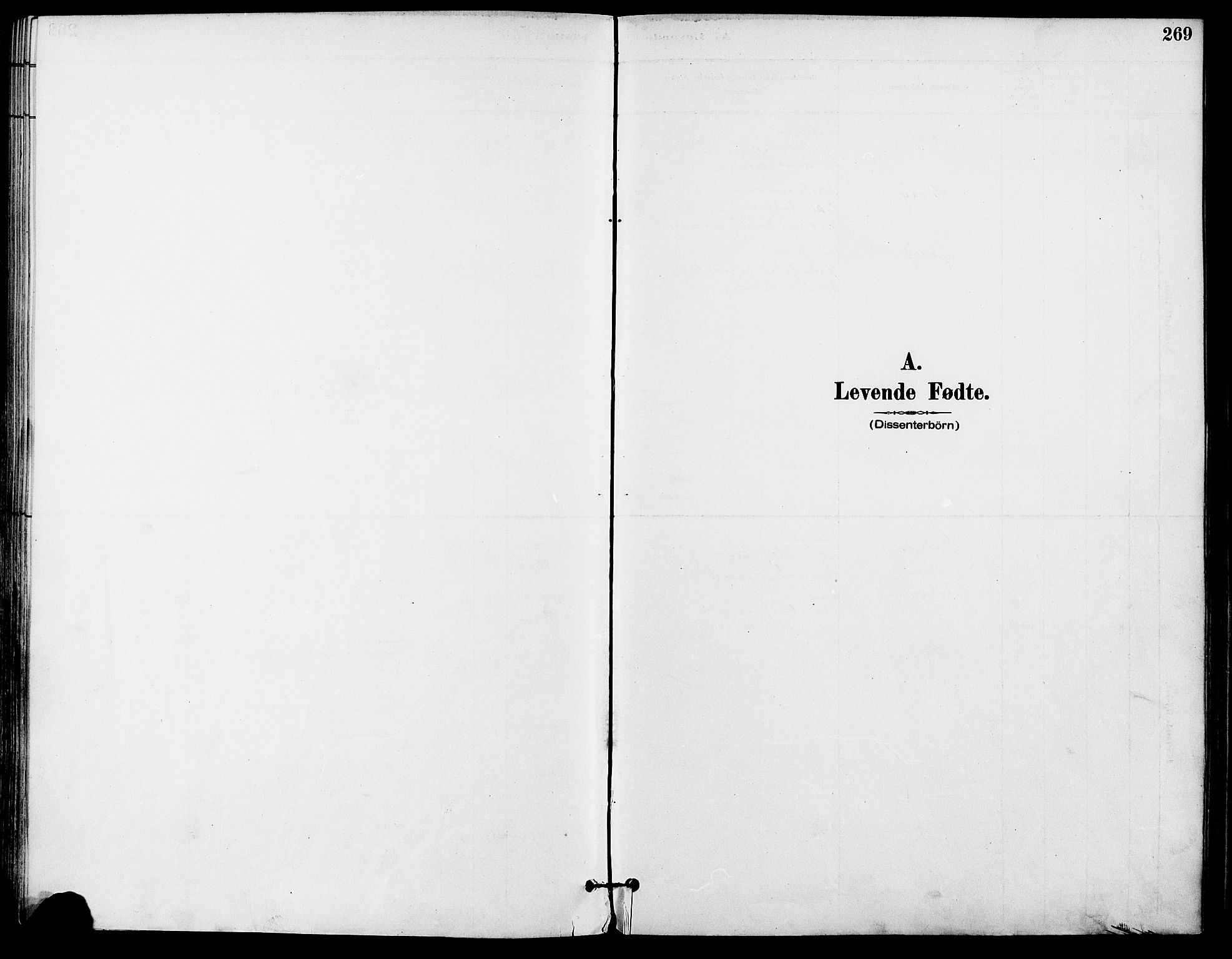 Gamle Aker prestekontor Kirkebøker, SAO/A-10617a/F/L0008: Parish register (official) no. 8, 1887-1896, p. 269