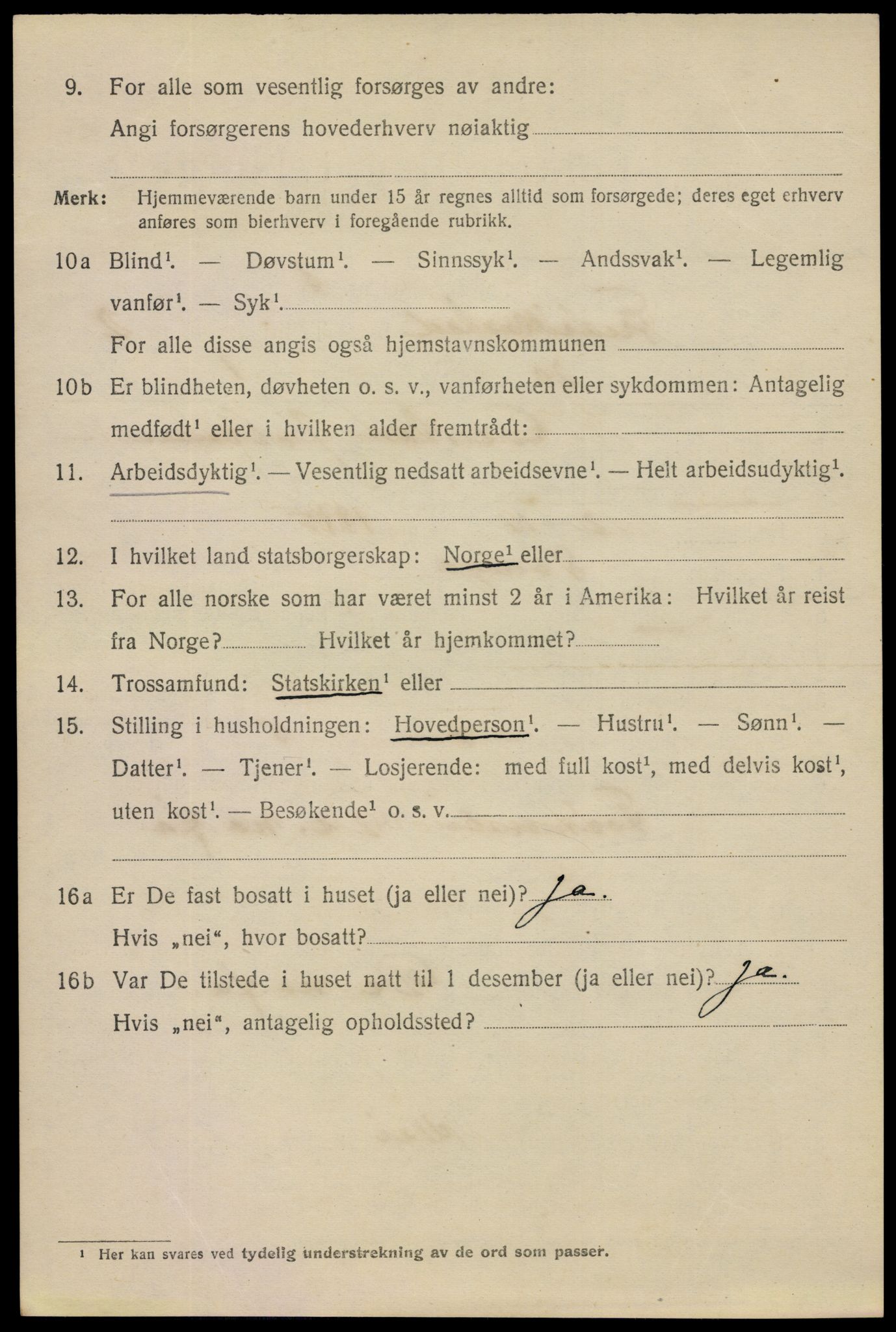 SAO, 1920 census for Fredrikstad, 1920, p. 13888