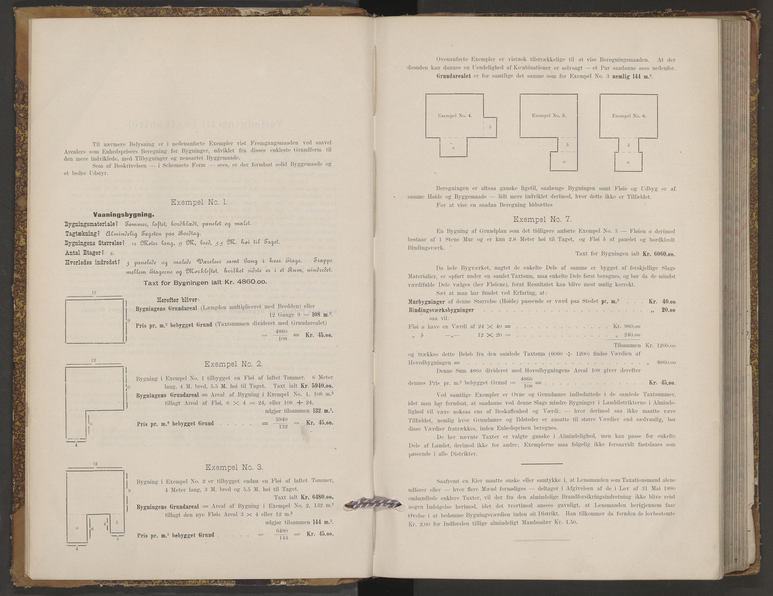 Andøy lensmannskontor, AV/SAT-A-1187/1/O/Oa/L0001: Branntakstprotokoll, 1894-1898