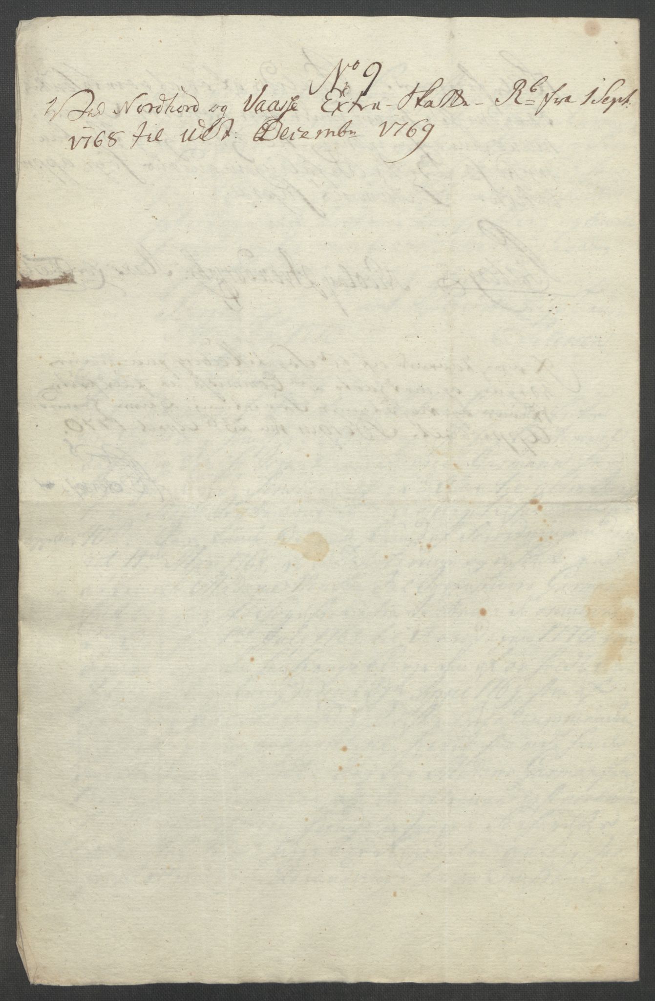 Rentekammeret inntil 1814, Reviderte regnskaper, Fogderegnskap, RA/EA-4092/R51/L3303: Ekstraskatten Nordhordland og Voss, 1762-1772, p. 373