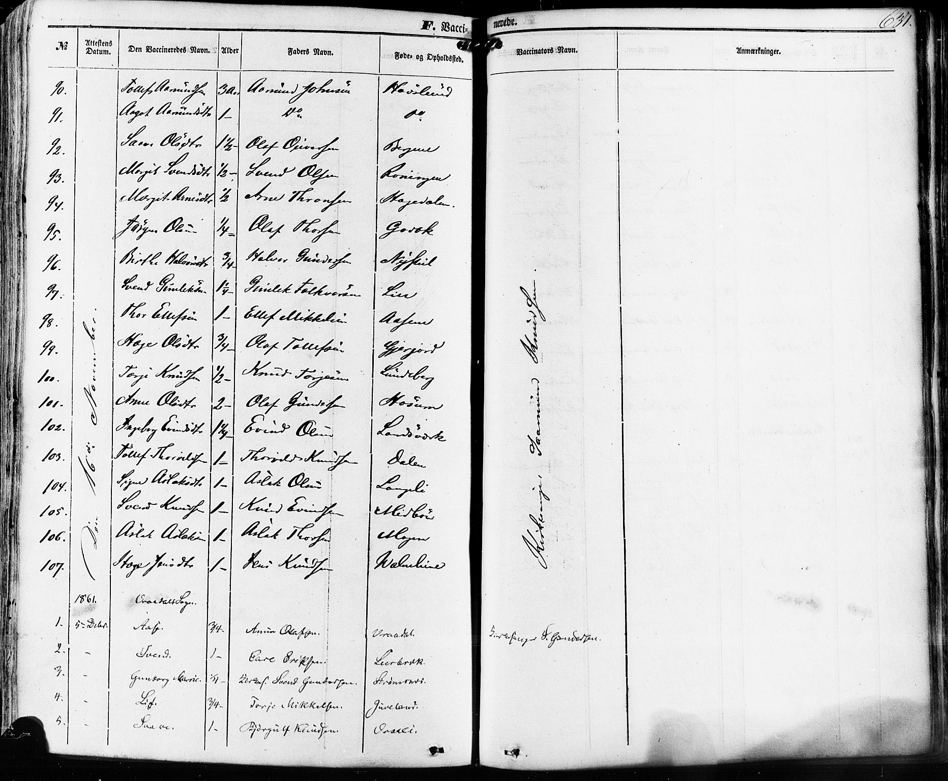 Kviteseid kirkebøker, SAKO/A-276/F/Fa/L0007: Parish register (official) no. I 7, 1859-1881, p. 631