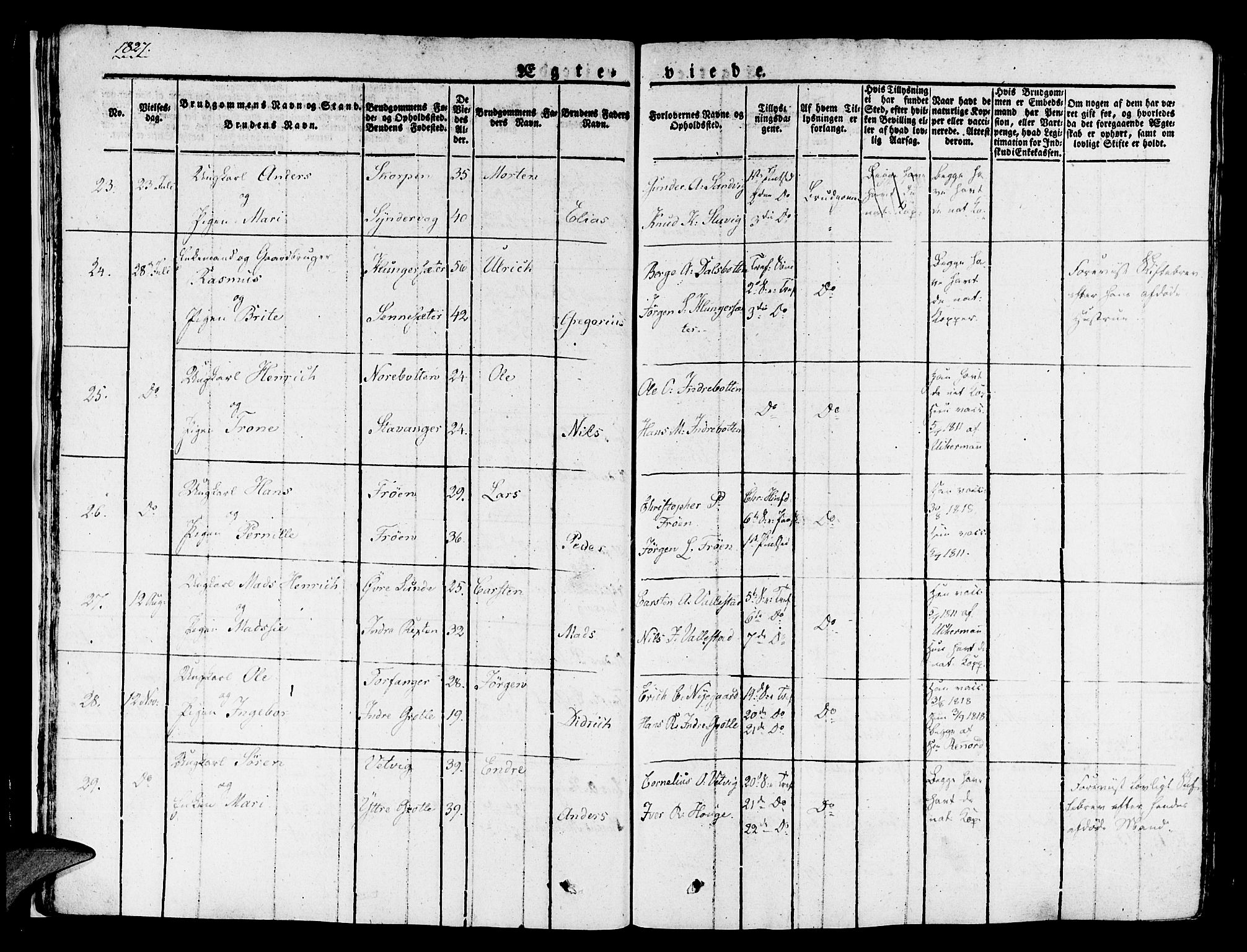 Kinn sokneprestembete, AV/SAB-A-80801/H/Haa/Haaa/L0004/0002: Parish register (official) no. A 4II, 1822-1840, p. 20