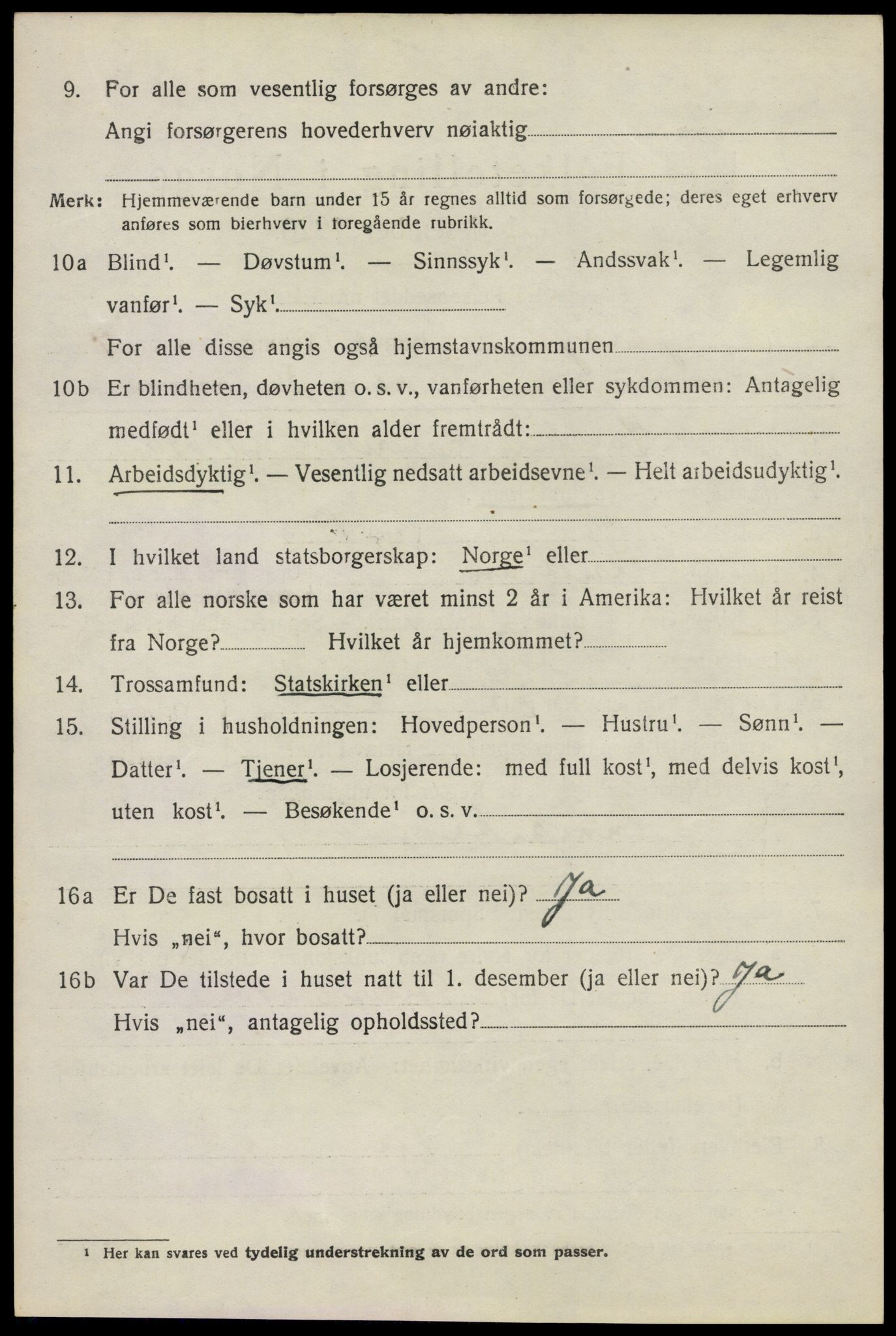 SAO, 1920 census for Moss land district, 1920, p. 8612