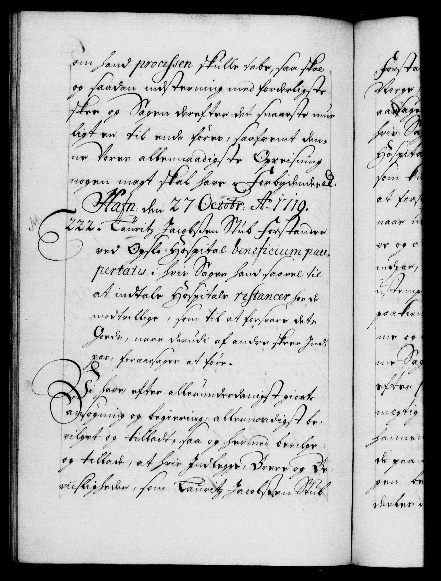 Danske Kanselli 1572-1799, AV/RA-EA-3023/F/Fc/Fca/Fcaa/L0022: Norske registre, 1716-1719, p. 623b