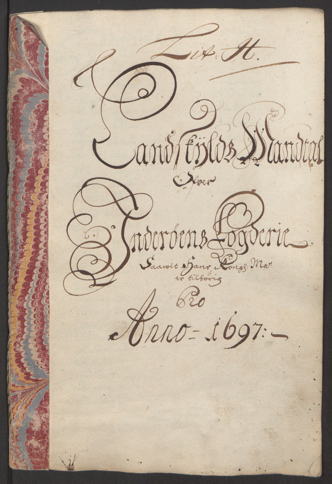 Rentekammeret inntil 1814, Reviderte regnskaper, Fogderegnskap, RA/EA-4092/R63/L4309: Fogderegnskap Inderøy, 1695-1697, p. 460