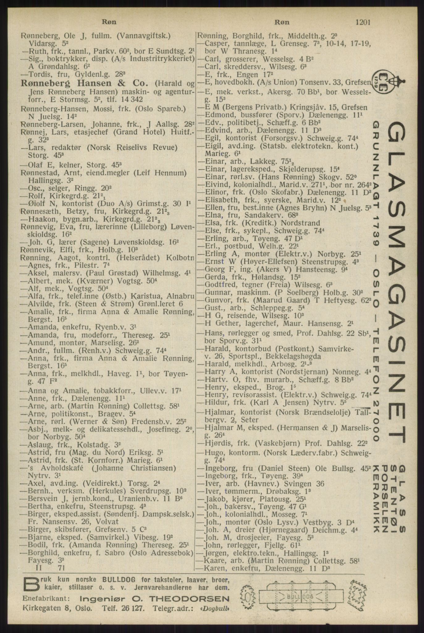 Kristiania/Oslo adressebok, PUBL/-, 1934, p. 1201