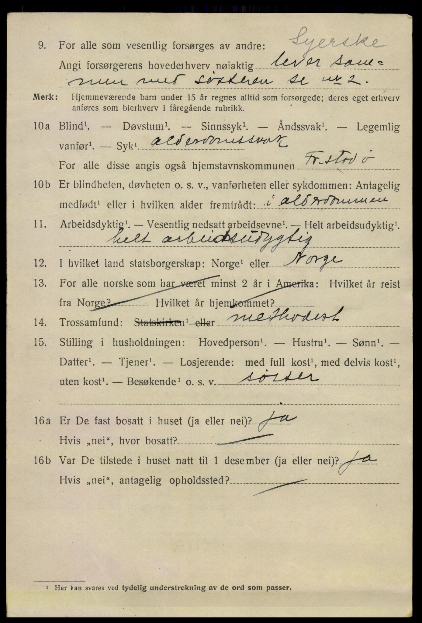 SAO, 1920 census for Fredrikstad, 1920, p. 13546