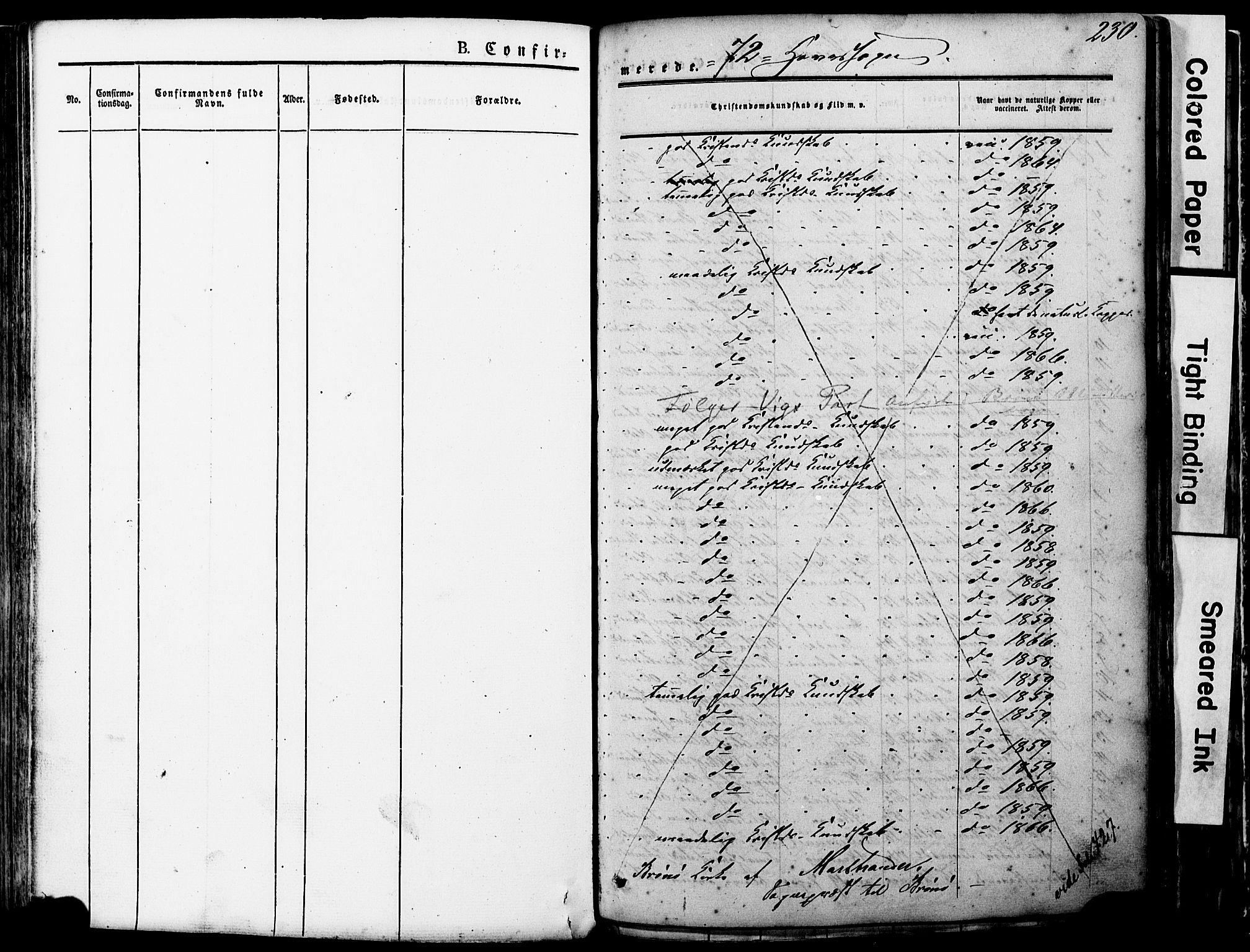 Ministerialprotokoller, klokkerbøker og fødselsregistre - Nordland, AV/SAT-A-1459/812/L0176: Parish register (official) no. 812A05, 1834-1874, p. 230