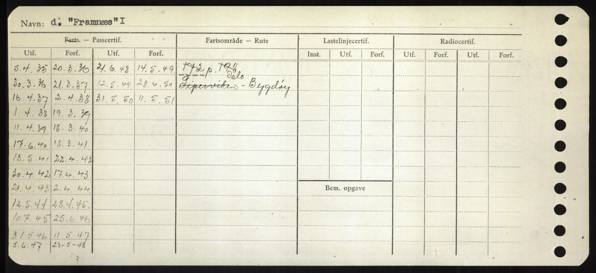 Sjøfartsdirektoratet med forløpere, Skipsmålingen, AV/RA-S-1627/H/Hd/L0011: Fartøy, Fla-Får, p. 288