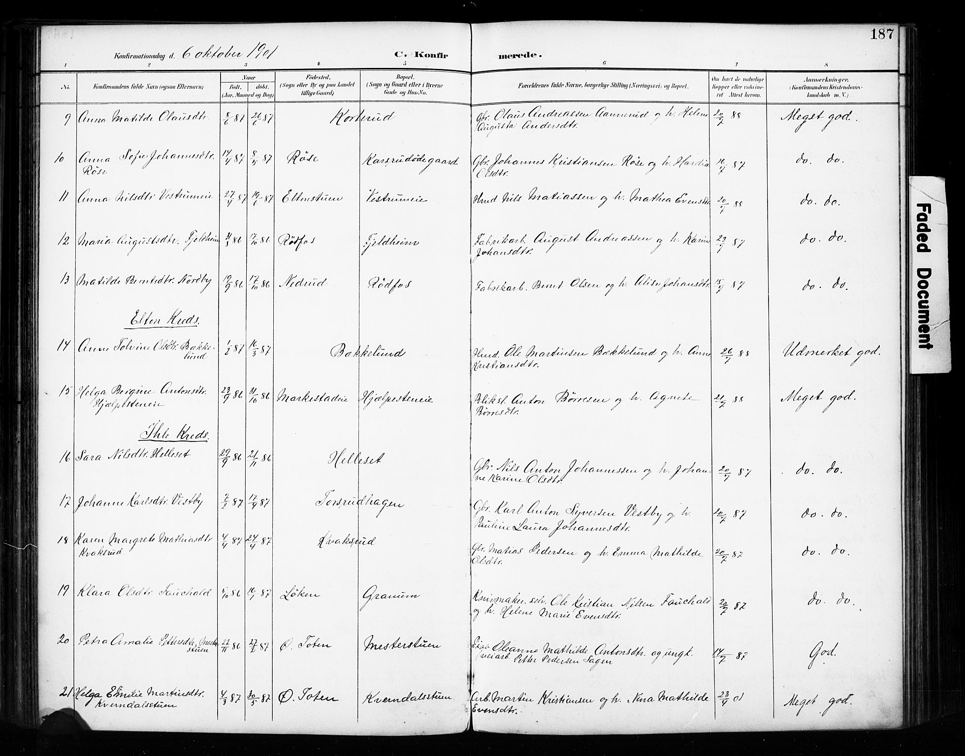 Vestre Toten prestekontor, AV/SAH-PREST-108/H/Ha/Haa/L0011: Parish register (official) no. 11, 1895-1906, p. 187