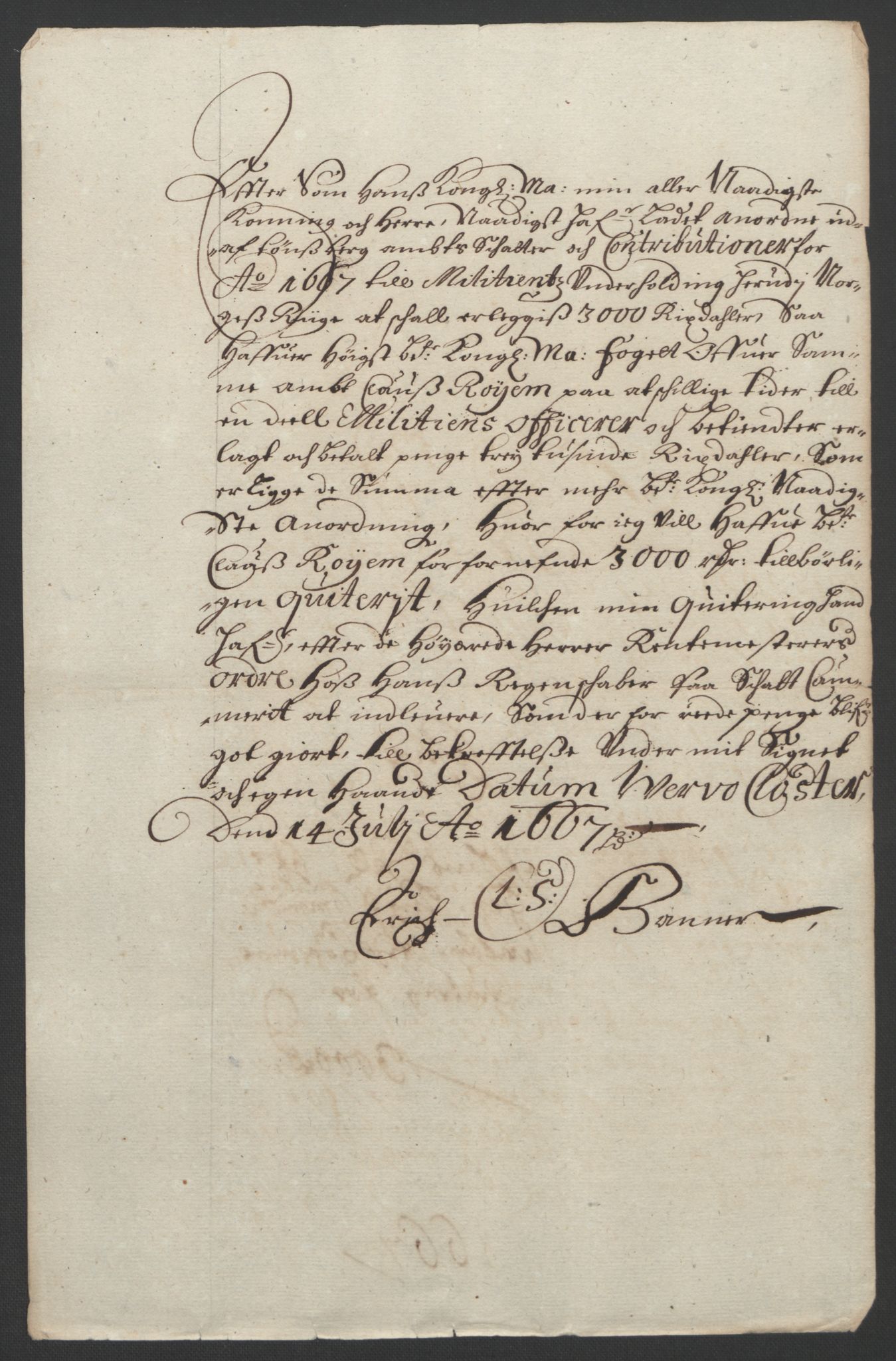 Rentekammeret inntil 1814, Reviderte regnskaper, Fogderegnskap, RA/EA-4092/R32/L1842: Fogderegnskap Jarlsberg grevskap, 1664-1673, p. 83