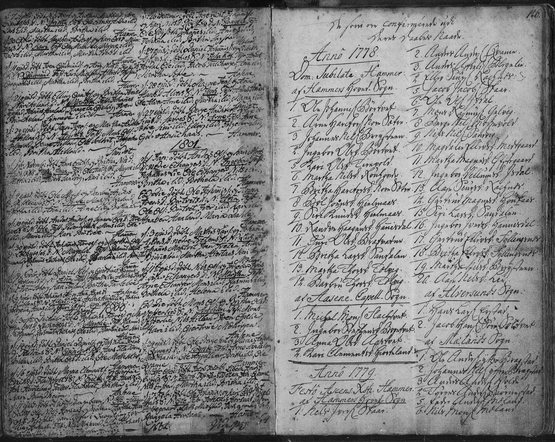 Hamre sokneprestembete, AV/SAB-A-75501/H/Ha/Haa/Haaa/L0008: Parish register (official) no. A 8, 1778-1804, p. 146