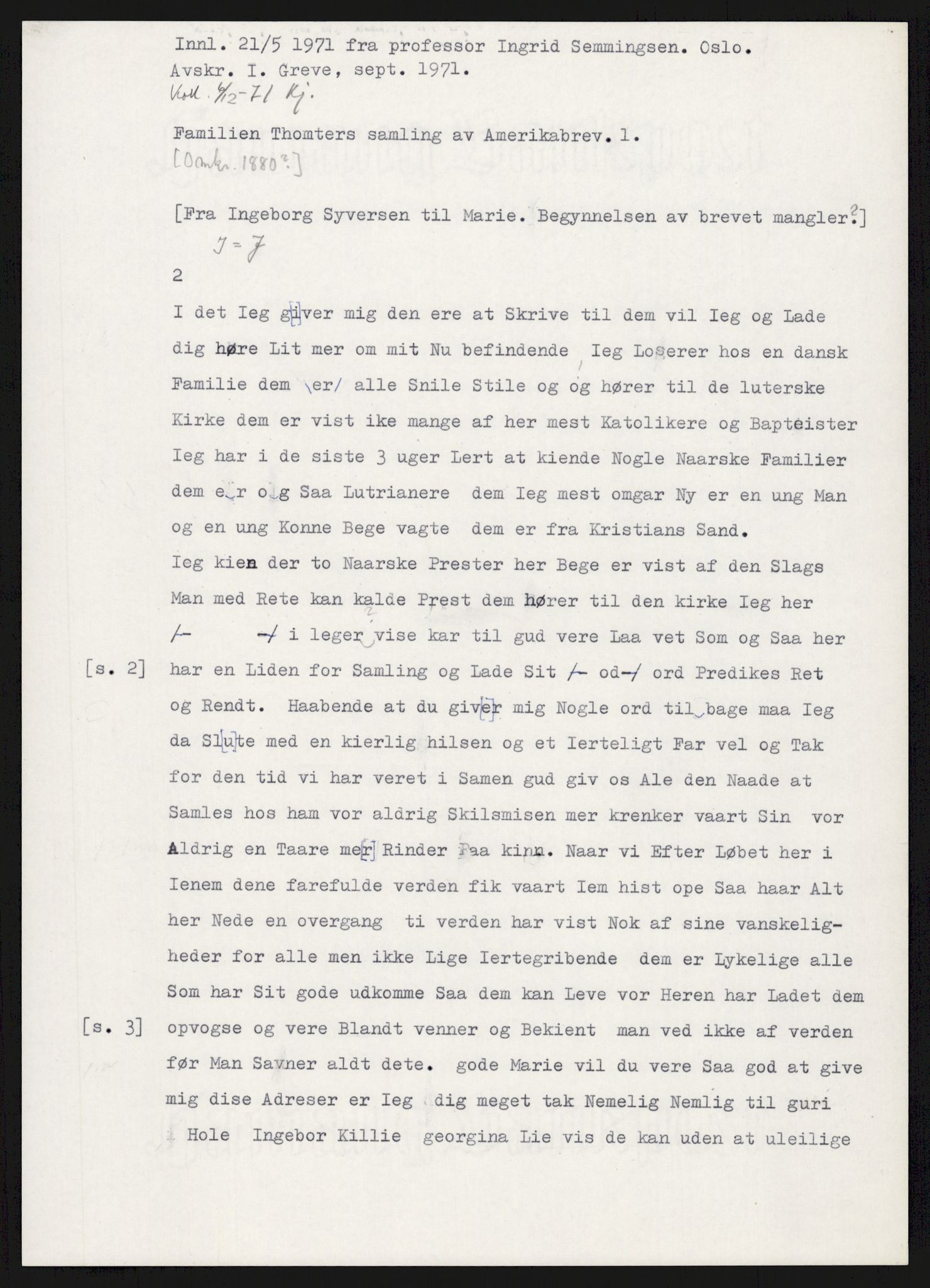 Samlinger til kildeutgivelse, Amerikabrevene, AV/RA-EA-4057/F/L0015: Innlån fra Oppland: Sæteren - Vigerust, 1838-1914, p. 271