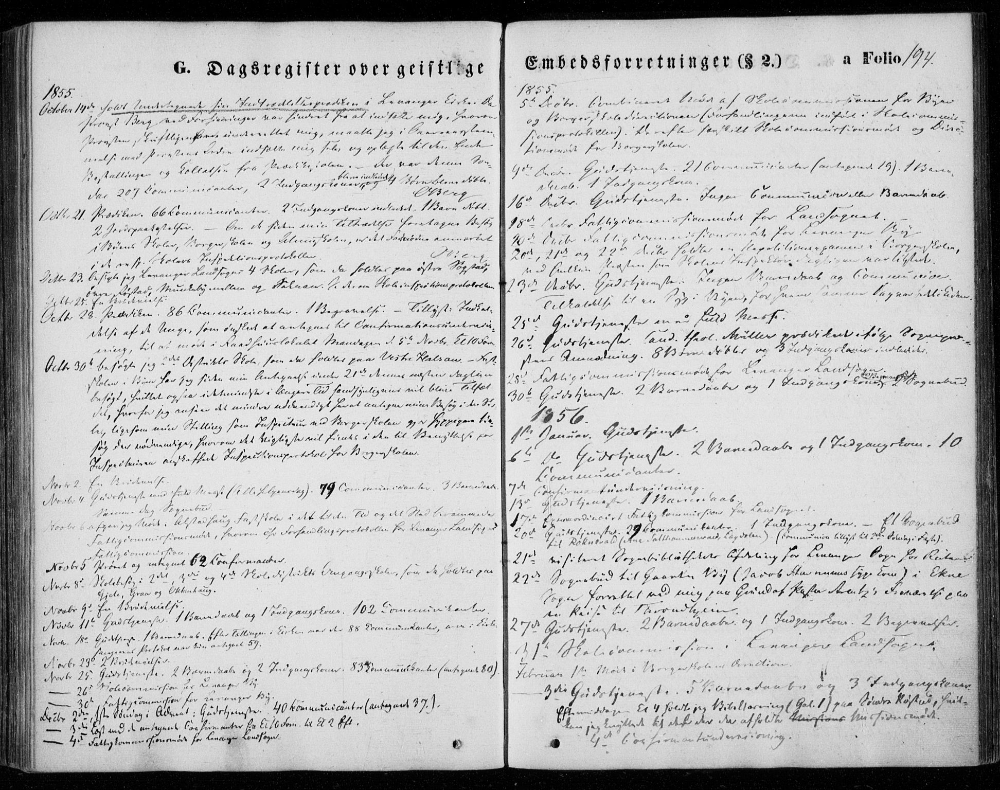 Ministerialprotokoller, klokkerbøker og fødselsregistre - Nord-Trøndelag, SAT/A-1458/720/L0184: Parish register (official) no. 720A02 /1, 1855-1863, p. 194