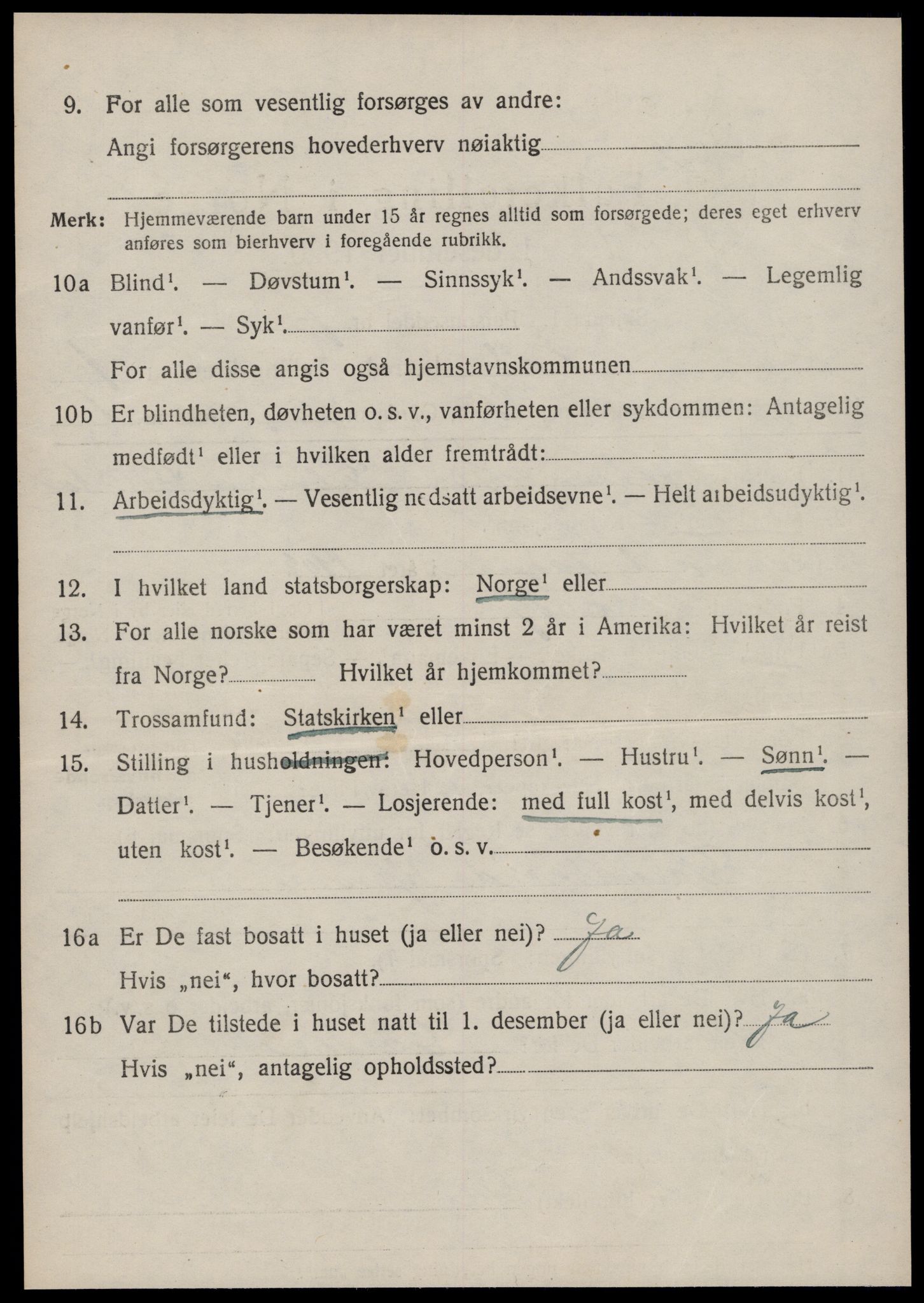 SAT, 1920 census for Edøy, 1920, p. 575