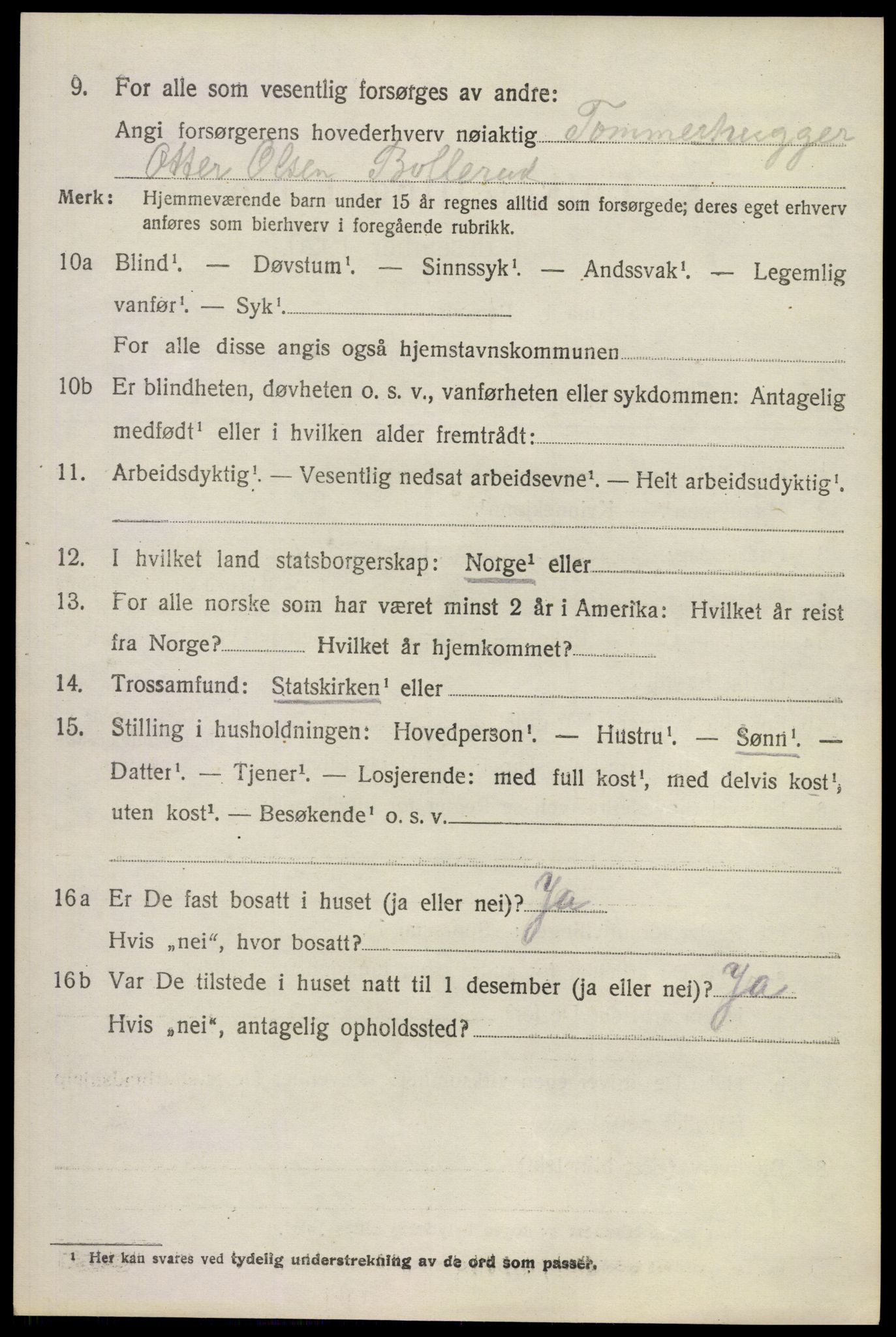 SAKO, 1920 census for Øvre Eiker, 1920, p. 21417