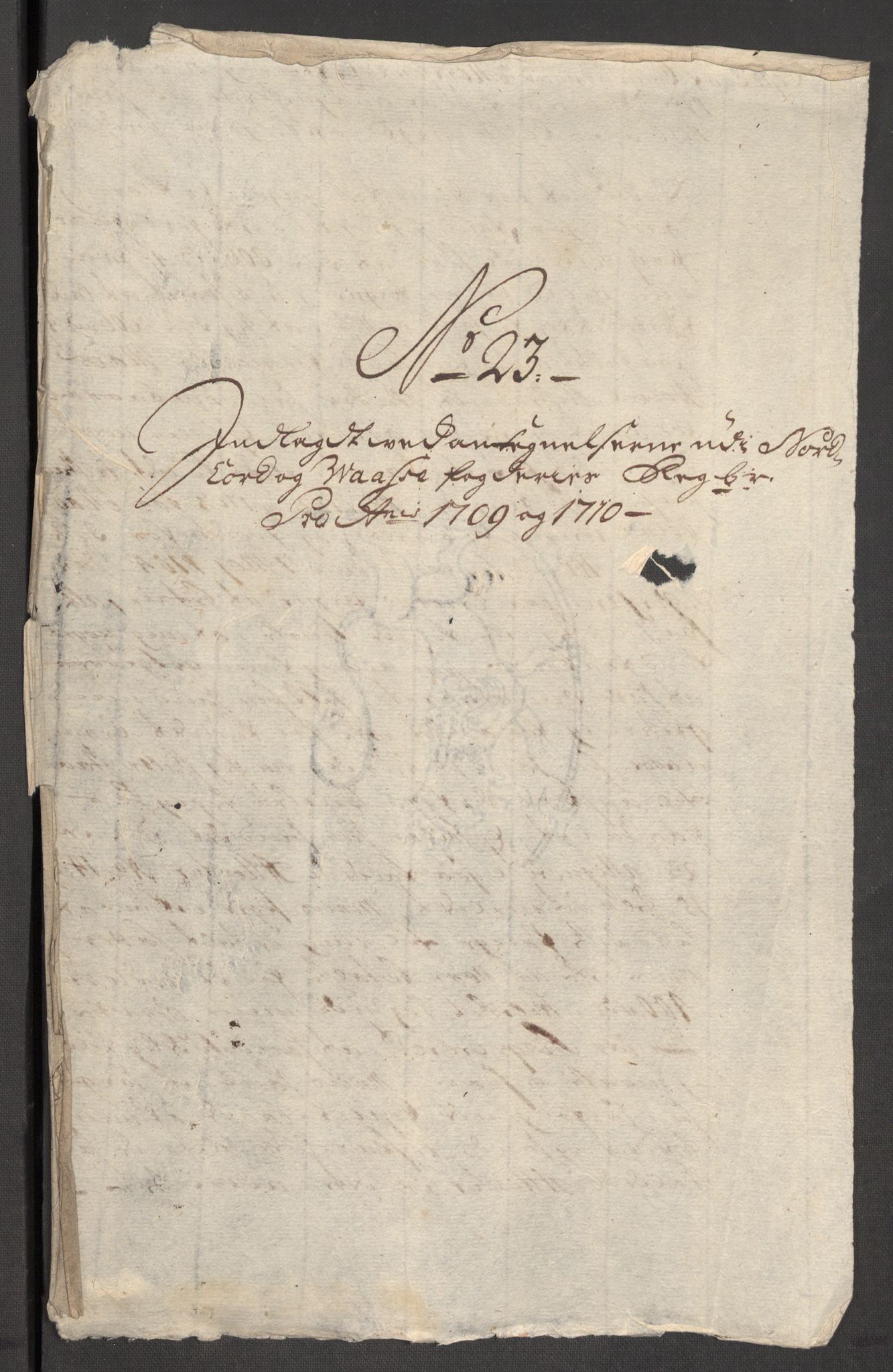 Rentekammeret inntil 1814, Reviderte regnskaper, Fogderegnskap, AV/RA-EA-4092/R51/L3191: Fogderegnskap Nordhordland og Voss, 1710, p. 386