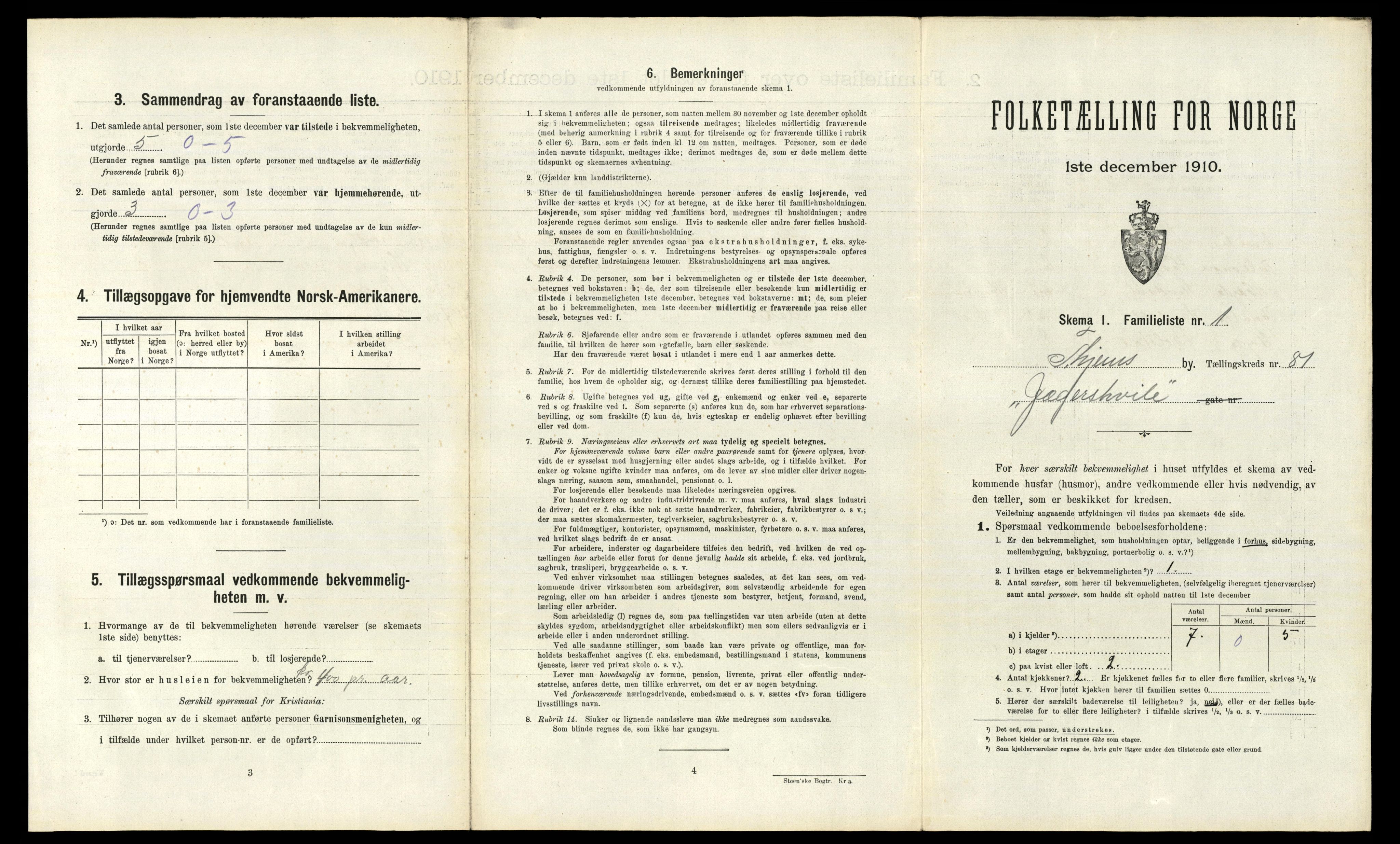 RA, 1910 census for Trondheim, 1910, p. 24705