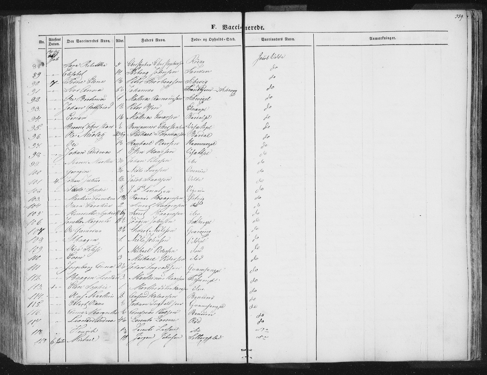 Ministerialprotokoller, klokkerbøker og fødselsregistre - Nord-Trøndelag, AV/SAT-A-1458/741/L0392: Parish register (official) no. 741A06, 1836-1848, p. 339