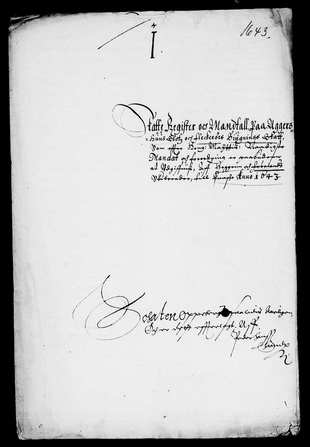 Rentekammeret inntil 1814, Reviderte regnskaper, Lensregnskaper, AV/RA-EA-5023/R/Rb/Rba/L0168: Akershus len, 1642-1643