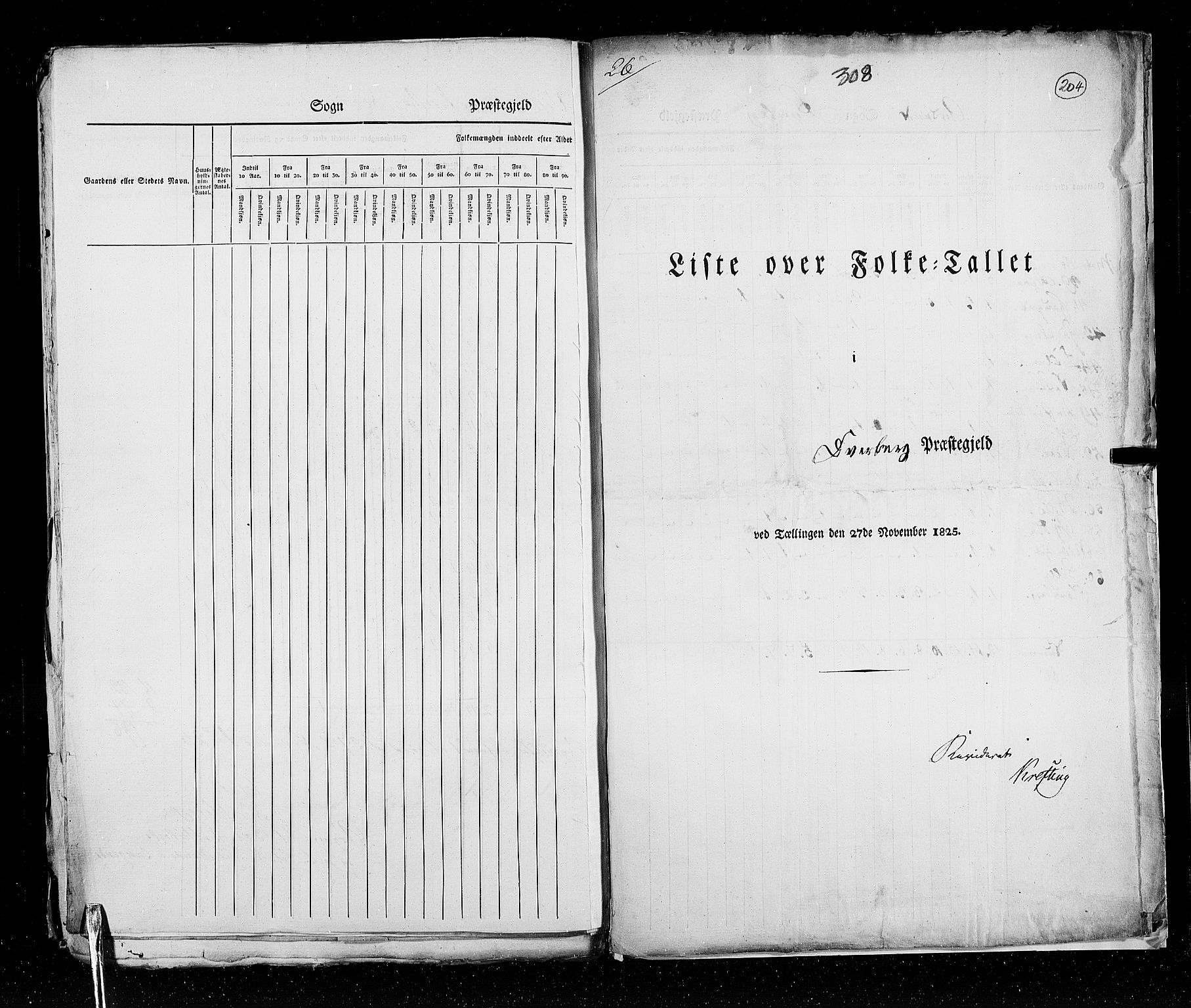 RA, Census 1825, vol. 18: Nordland amt, 1825, p. 204