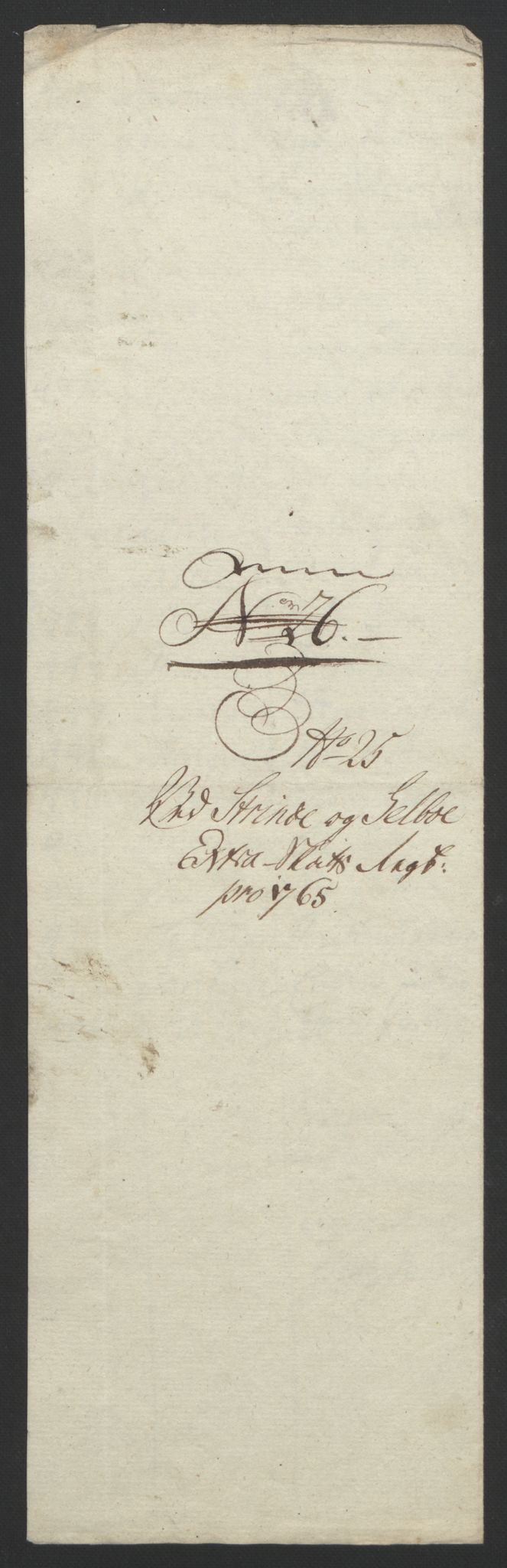 Rentekammeret inntil 1814, Reviderte regnskaper, Fogderegnskap, RA/EA-4092/R61/L4180: Ekstraskatten Strinda og Selbu, 1762-1767, p. 223