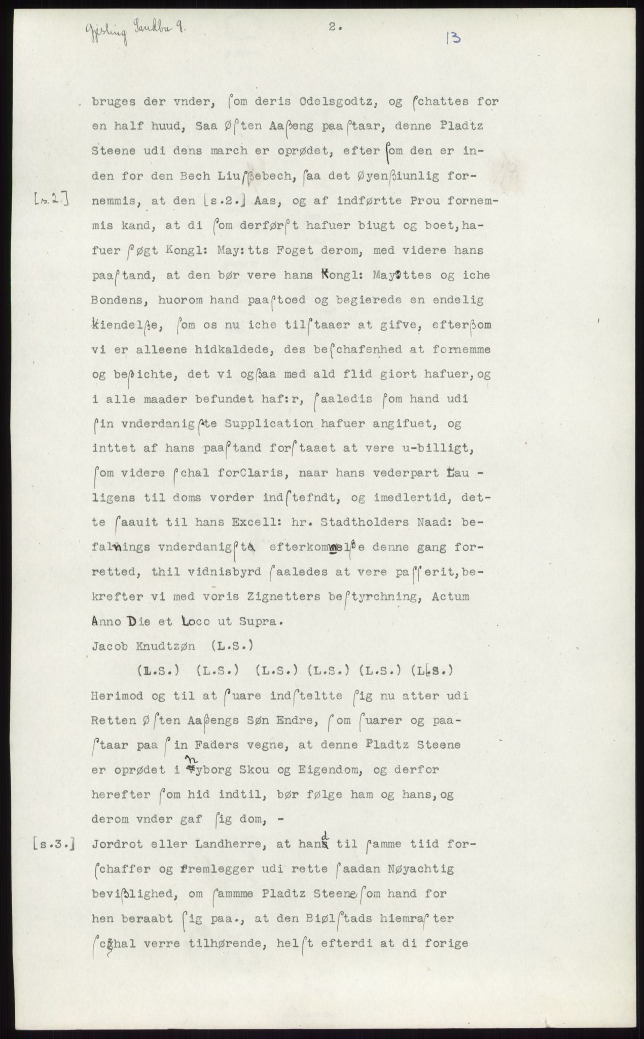 Samlinger til kildeutgivelse, Diplomavskriftsamlingen, AV/RA-EA-4053/H/Ha, p. 3426