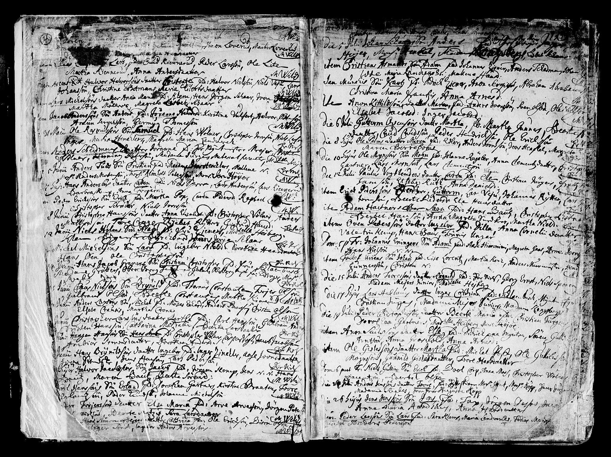 Kongsberg kirkebøker, SAKO/A-22/F/Fa/L0002: Parish register (official) no. I 2, 1721-1743, p. 4-5
