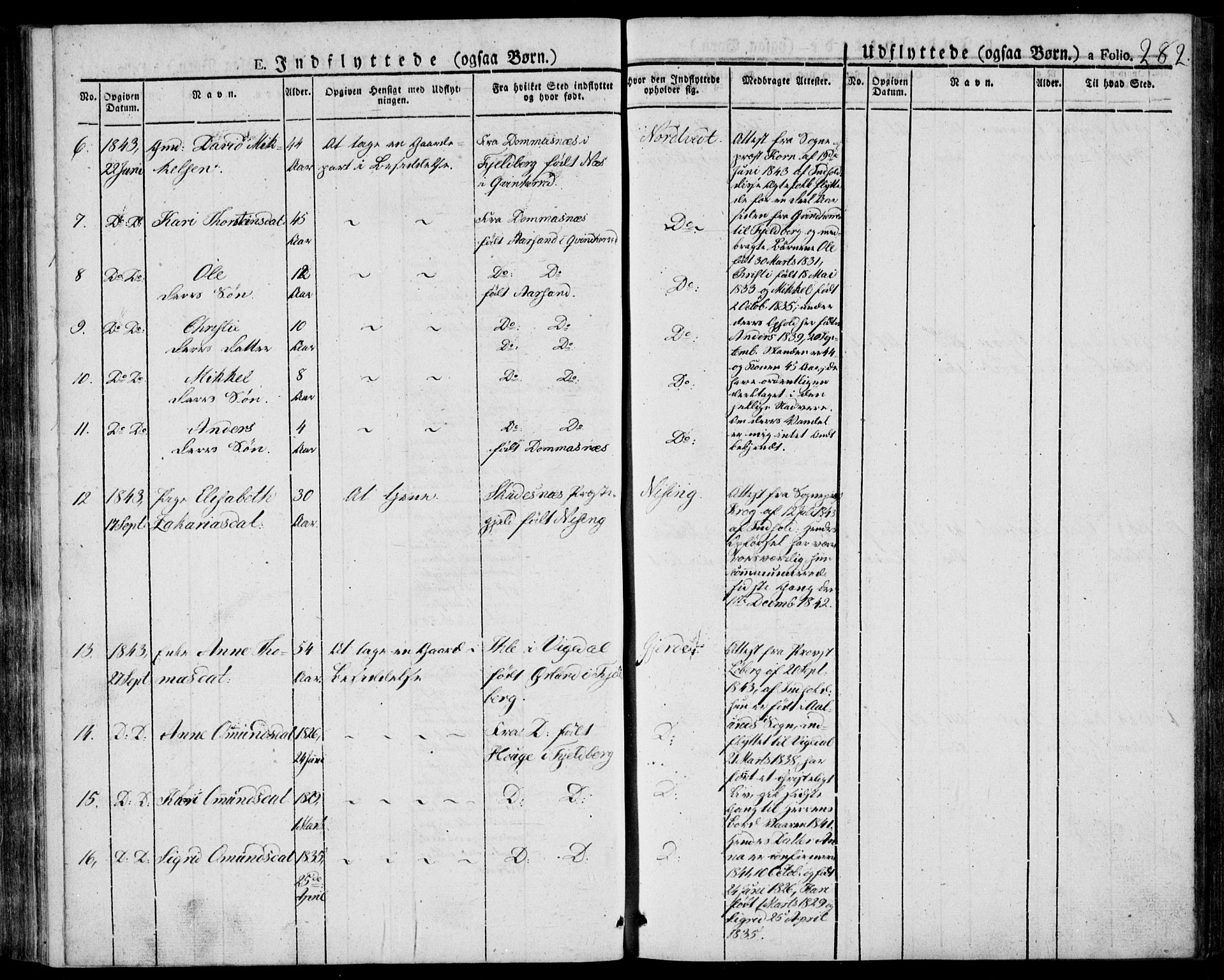 Skjold sokneprestkontor, AV/SAST-A-101847/H/Ha/Haa/L0005: Parish register (official) no. A 5, 1830-1856, p. 282