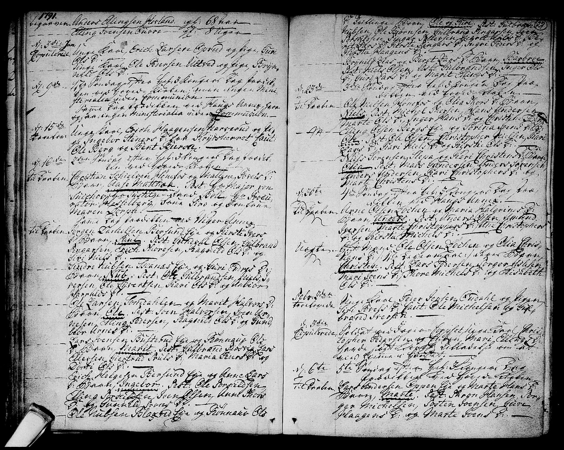 Norderhov kirkebøker, AV/SAKO-A-237/F/Fa/L0006: Parish register (official) no. 6, 1789-1811, p. 27