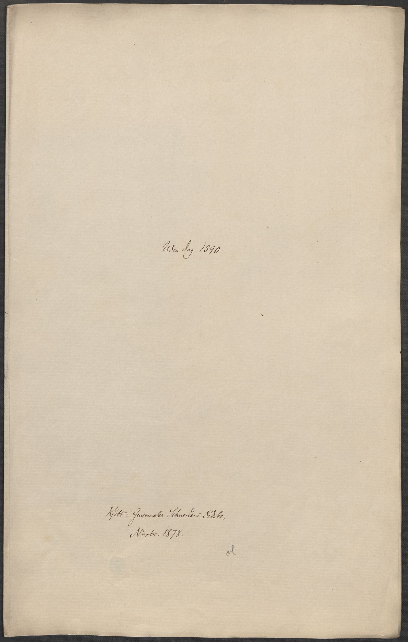 Riksarkivets diplomsamling, AV/RA-EA-5965/F02/L0092: Dokumenter, 1590, p. 46