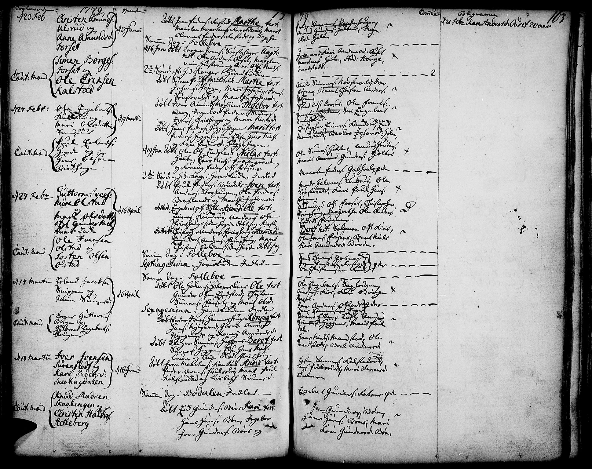 Gausdal prestekontor, SAH/PREST-090/H/Ha/Haa/L0003: Parish register (official) no. 3, 1758-1809, p. 163