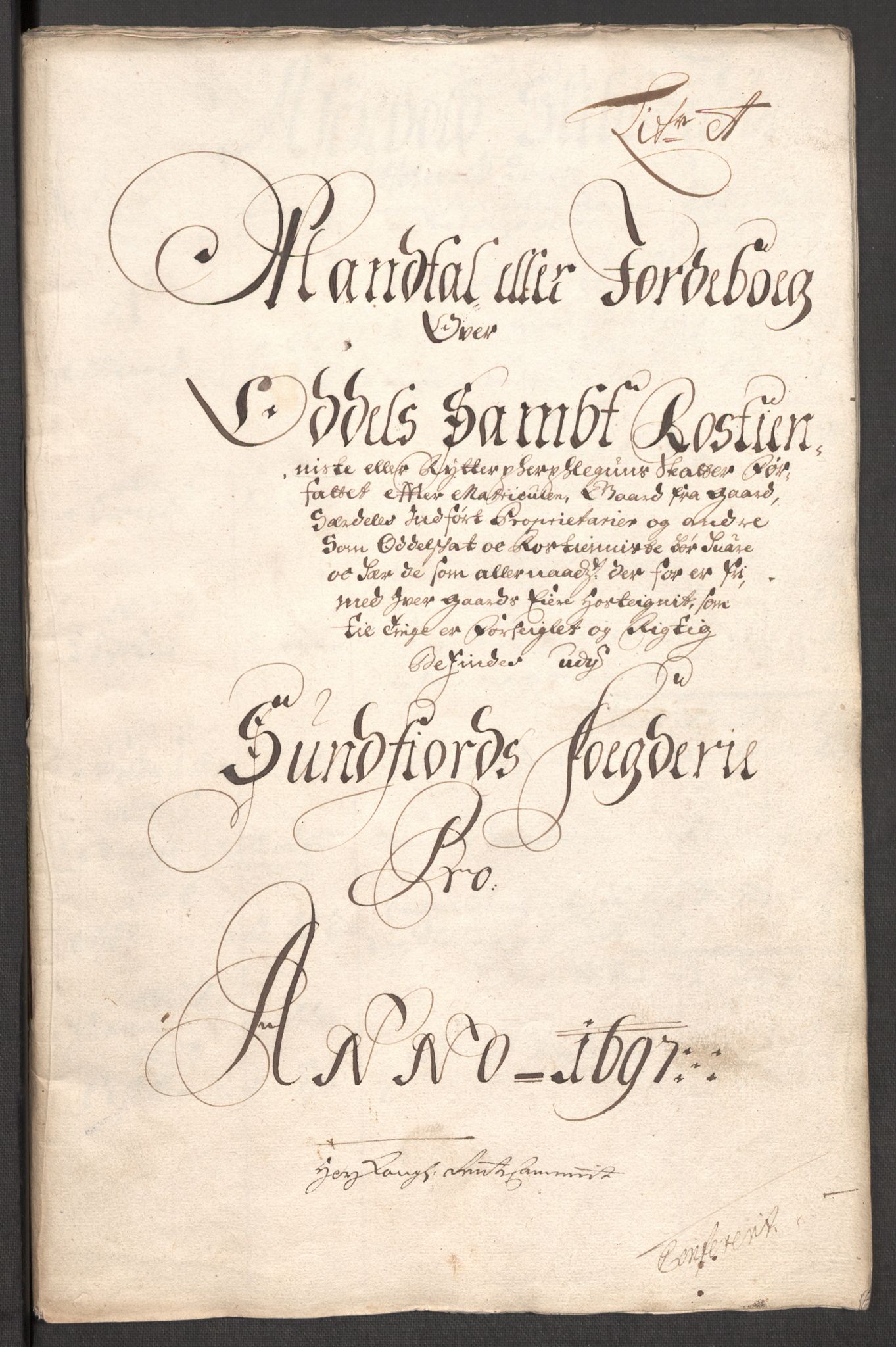 Rentekammeret inntil 1814, Reviderte regnskaper, Fogderegnskap, AV/RA-EA-4092/R53/L3423: Fogderegnskap Sunn- og Nordfjord, 1697-1698, p. 17