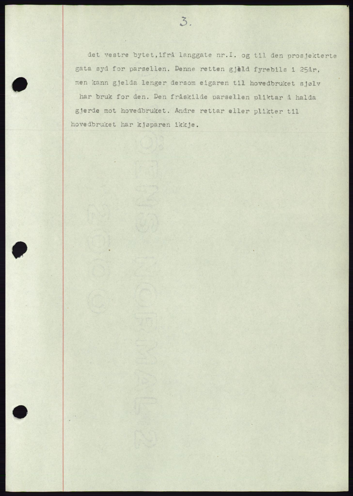 Søre Sunnmøre sorenskriveri, AV/SAT-A-4122/1/2/2C/L0077: Mortgage book no. 3A, 1945-1946, Diary no: : 776/1945