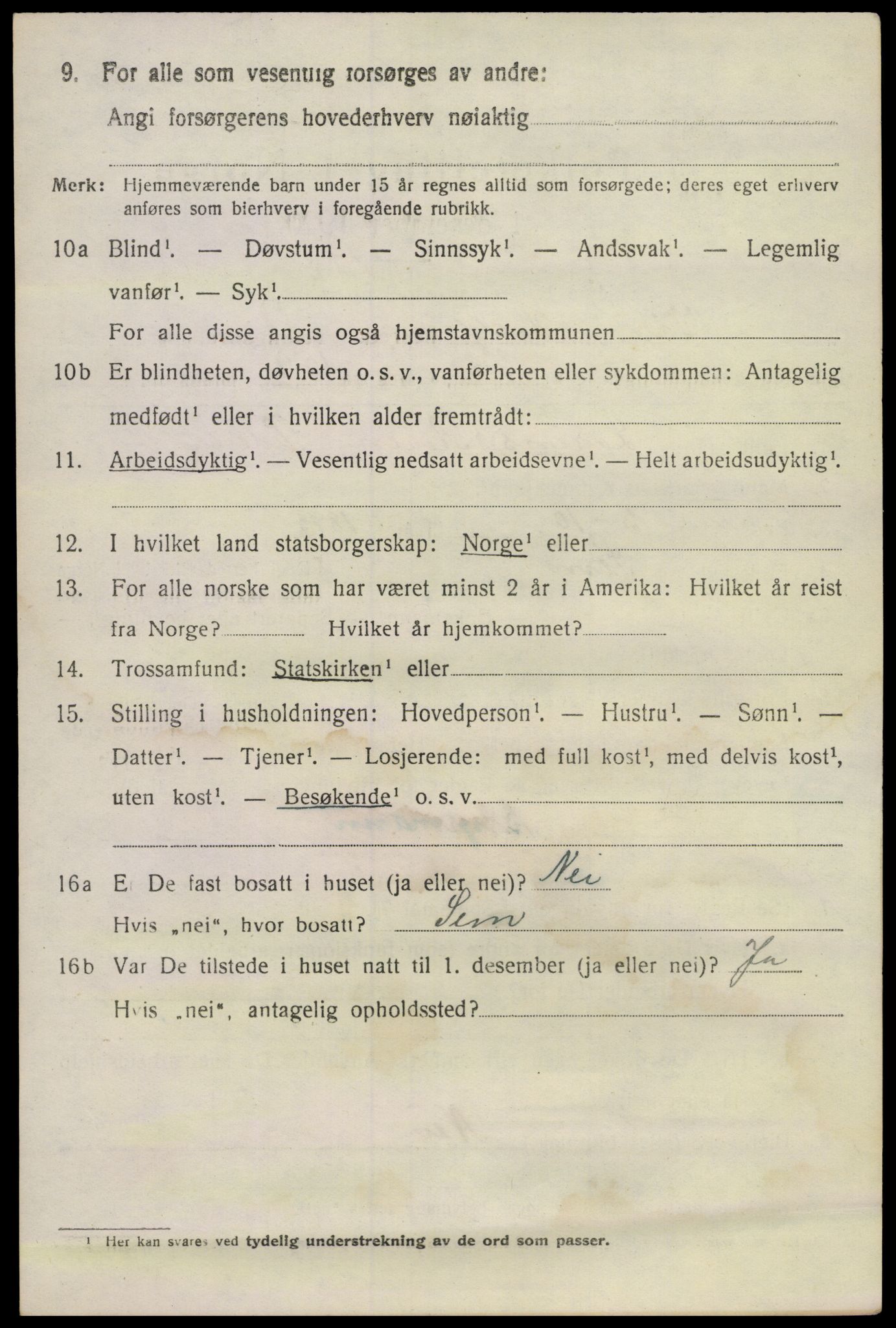 SAKO, 1920 census for Våle, 1920, p. 6577