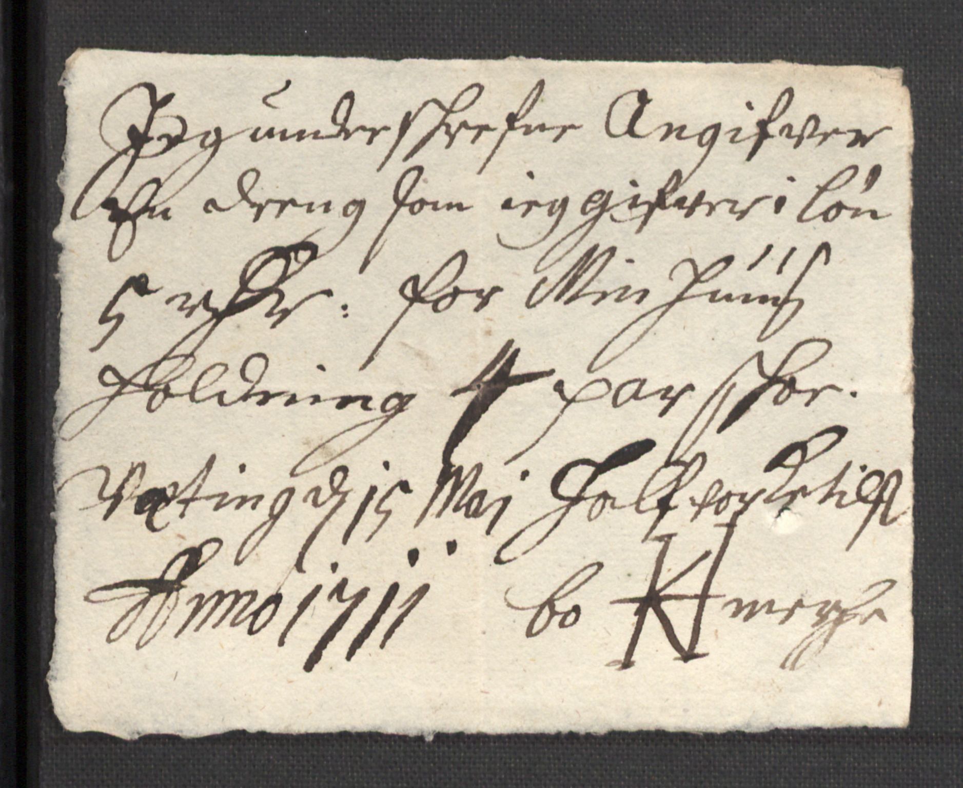 Rentekammeret inntil 1814, Reviderte regnskaper, Fogderegnskap, AV/RA-EA-4092/R36/L2121: Fogderegnskap Øvre og Nedre Telemark og Bamble, 1711, p. 281