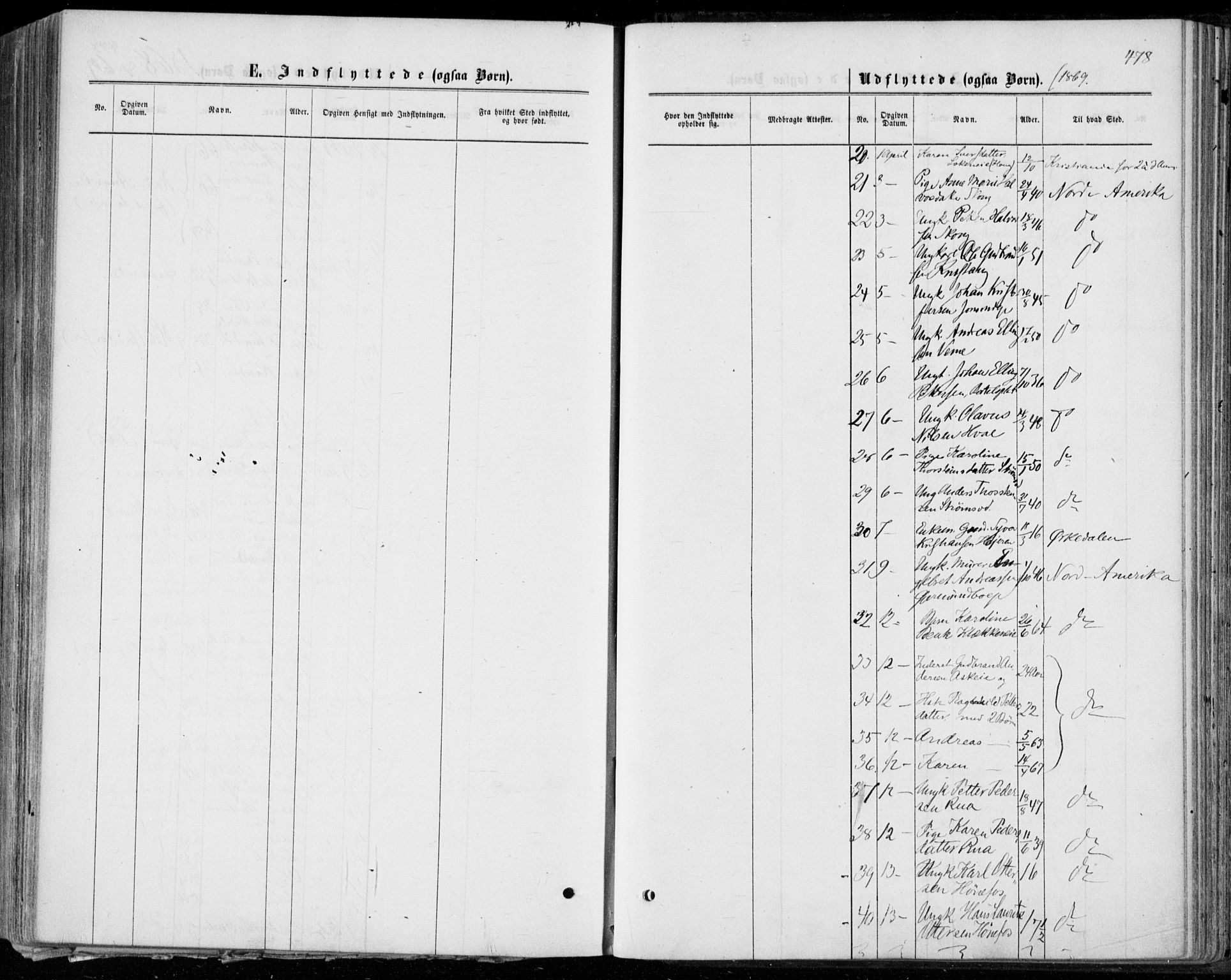 Norderhov kirkebøker, SAKO/A-237/F/Fa/L0013: Parish register (official) no. 13, 1866-1874, p. 478