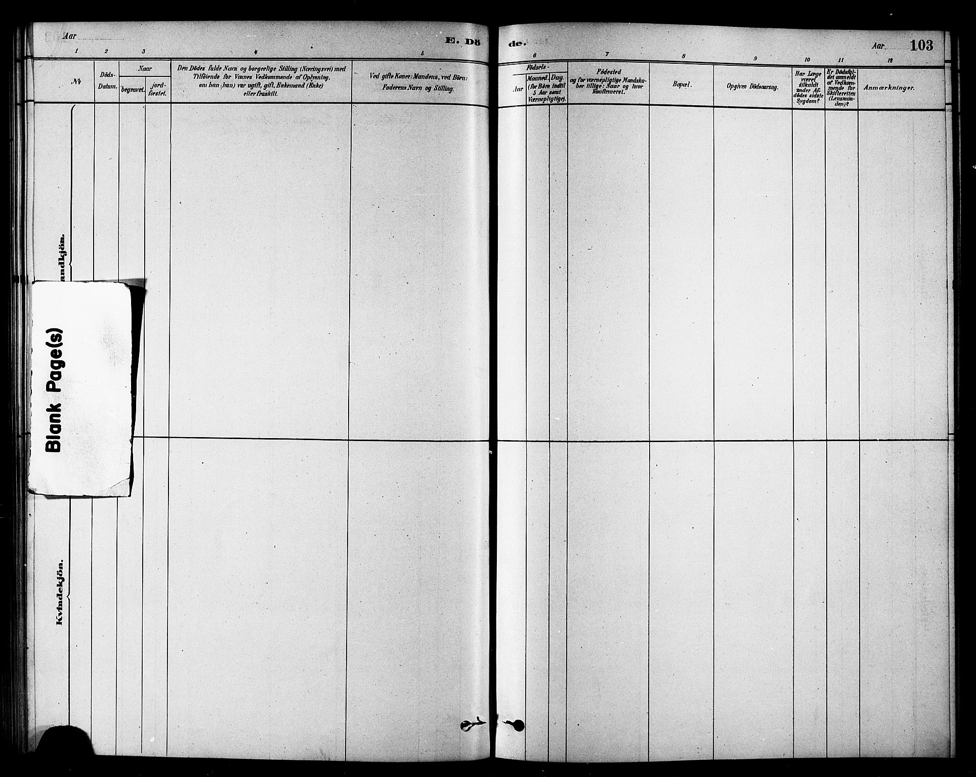 Loppa sokneprestkontor, AV/SATØ-S-1339/H/Ha/L0007kirke: Parish register (official) no. 7, 1879-1889, p. 103