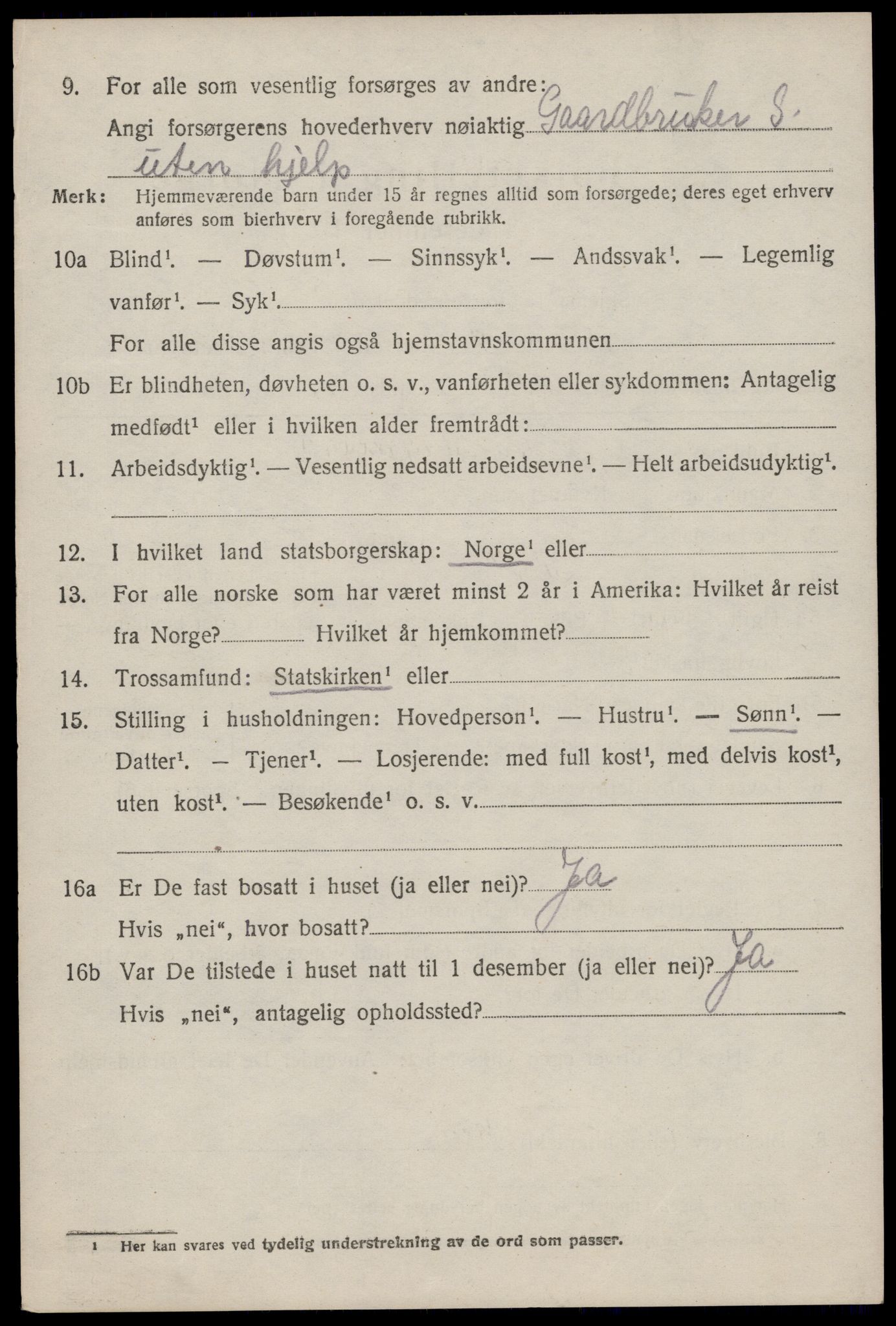SAST, 1920 census for Hetland, 1920, p. 21704