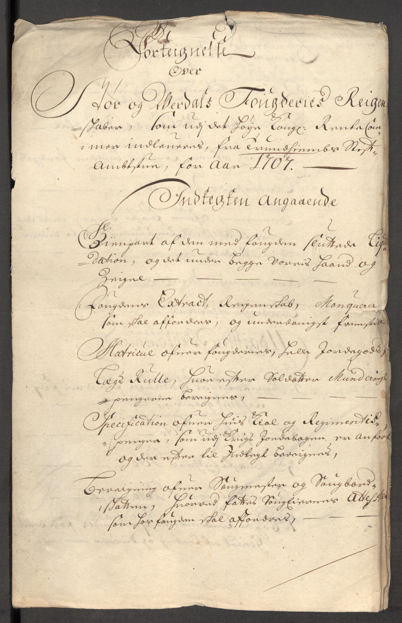 Rentekammeret inntil 1814, Reviderte regnskaper, Fogderegnskap, AV/RA-EA-4092/R62/L4197: Fogderegnskap Stjørdal og Verdal, 1707, p. 17