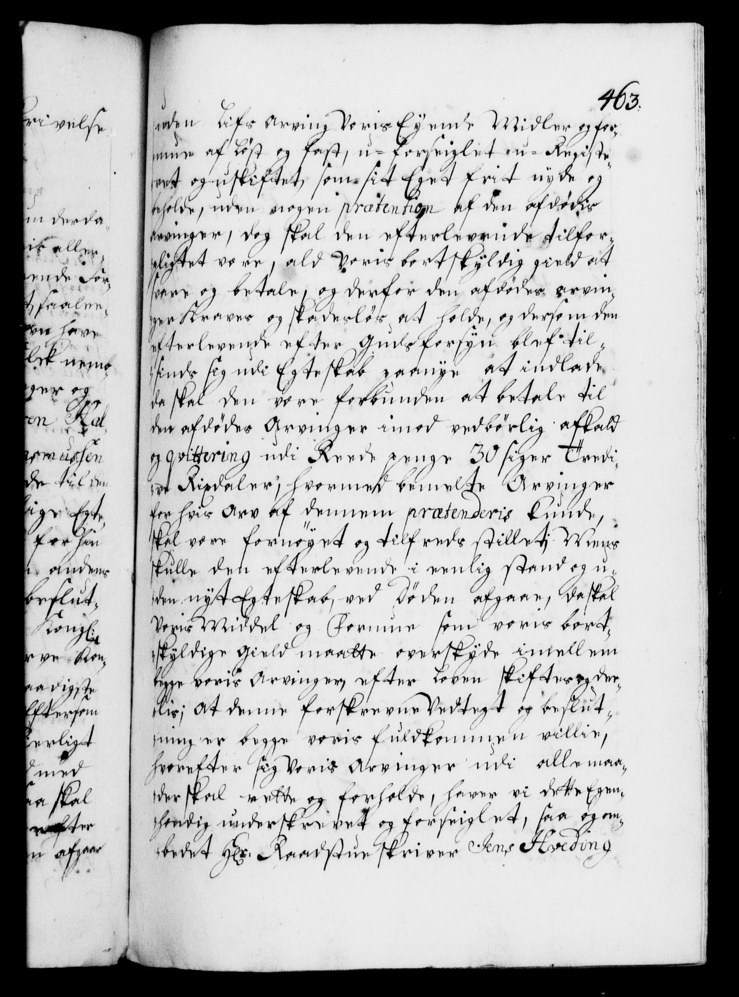 Danske Kanselli 1572-1799, AV/RA-EA-3023/F/Fc/Fca/Fcaa/L0024: Norske registre, 1723-1725, p. 463a