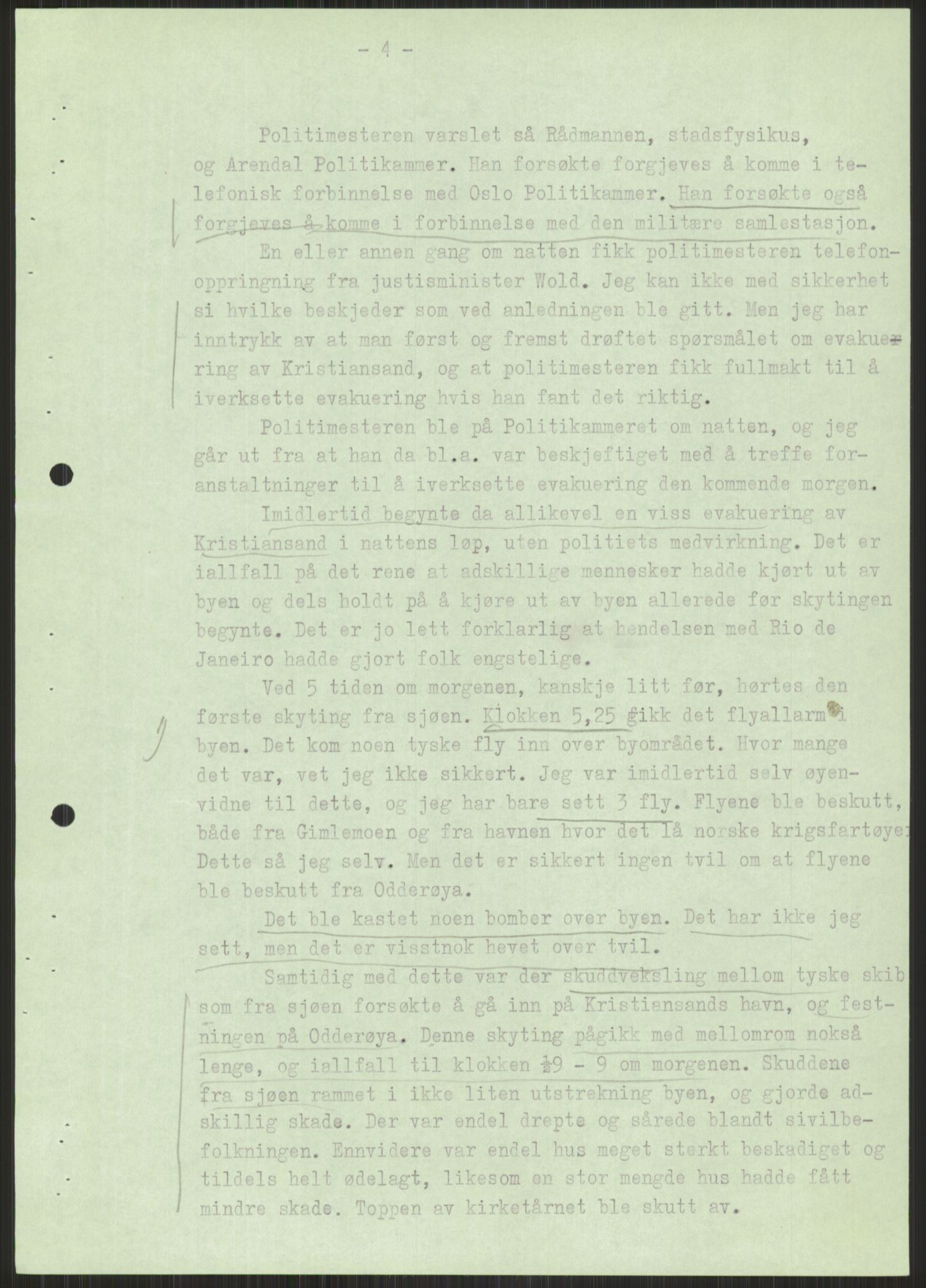 Forsvaret, Forsvarets krigshistoriske avdeling, AV/RA-RAFA-2017/Y/Ya/L0014: II-C-11-31 - Fylkesmenn.  Rapporter om krigsbegivenhetene 1940., 1940, p. 848