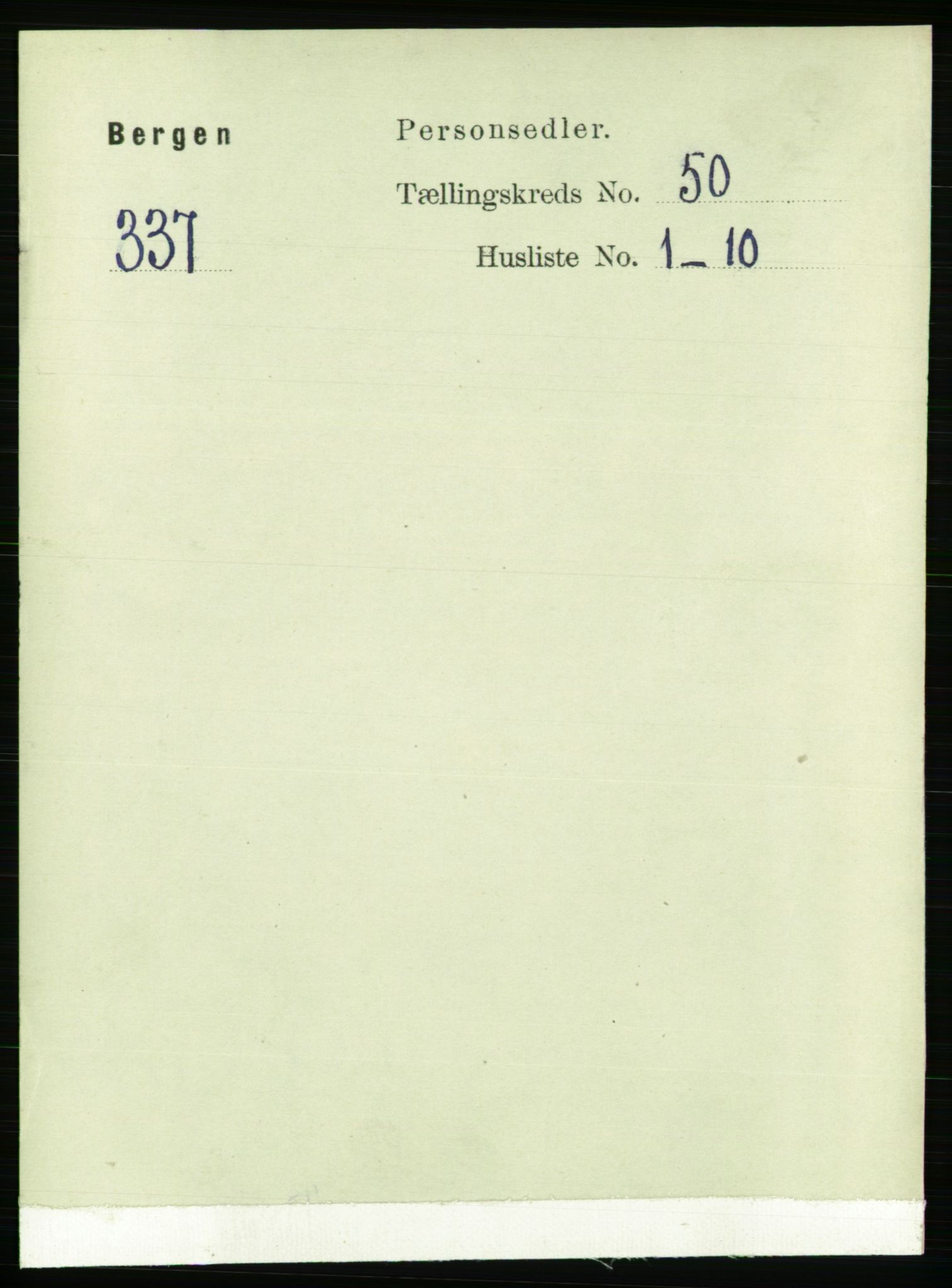 RA, 1891 Census for 1301 Bergen, 1891, p. 59535