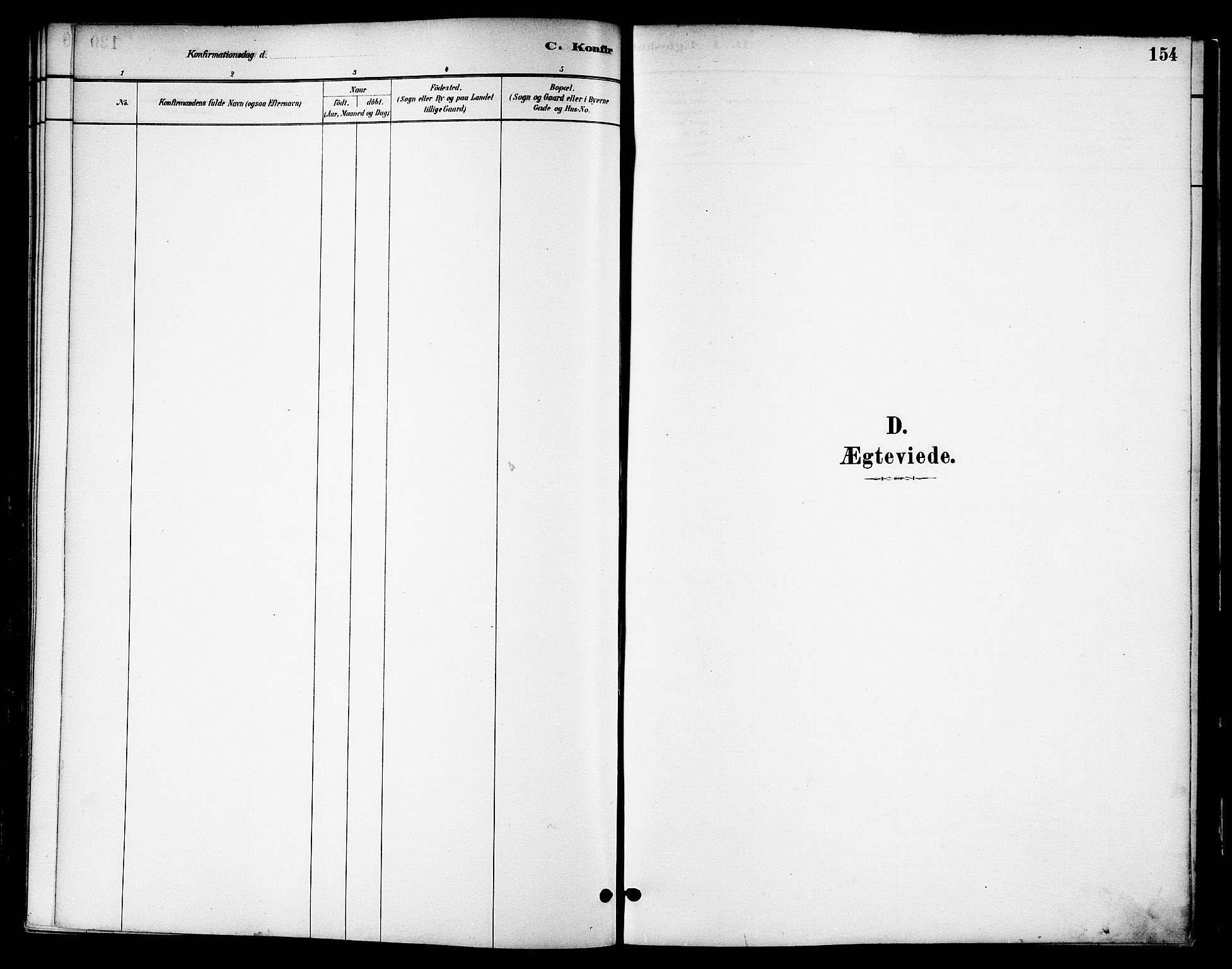 Ministerialprotokoller, klokkerbøker og fødselsregistre - Nord-Trøndelag, SAT/A-1458/739/L0371: Parish register (official) no. 739A03, 1881-1895, p. 154